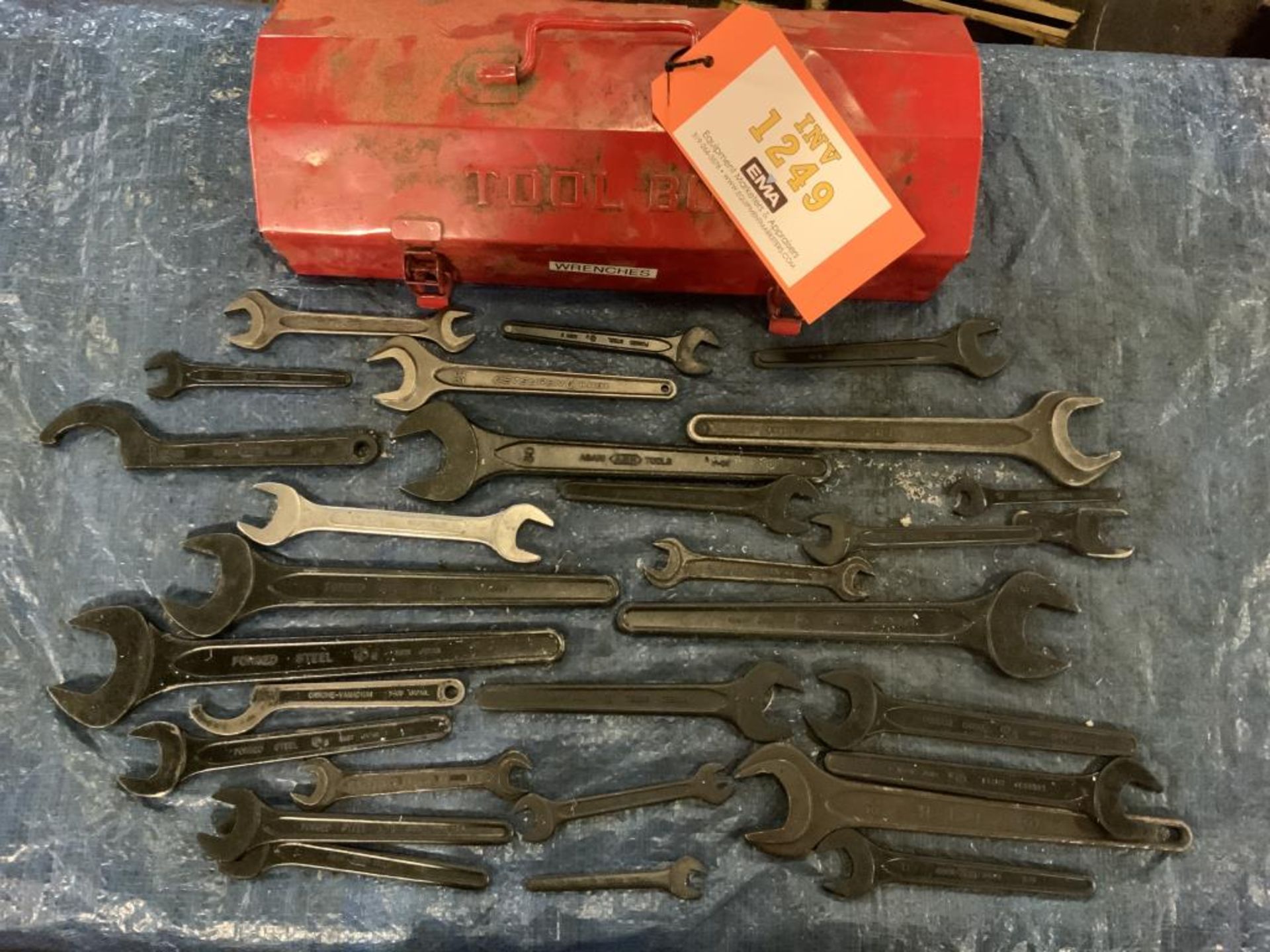 Red Tool Box with Allen Wrenches