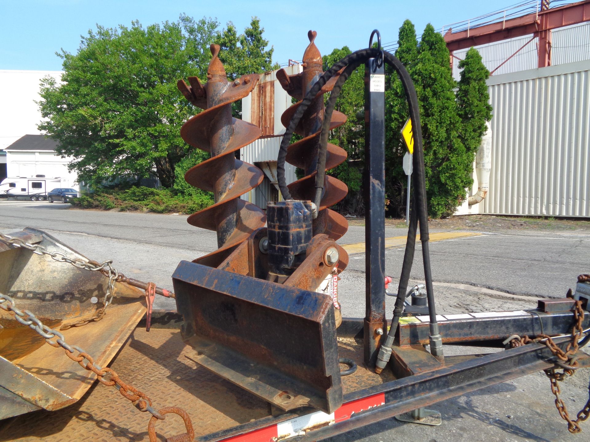 Boxer 320 Walk Behind Skid Steer with Trailer - Image 14 of 14