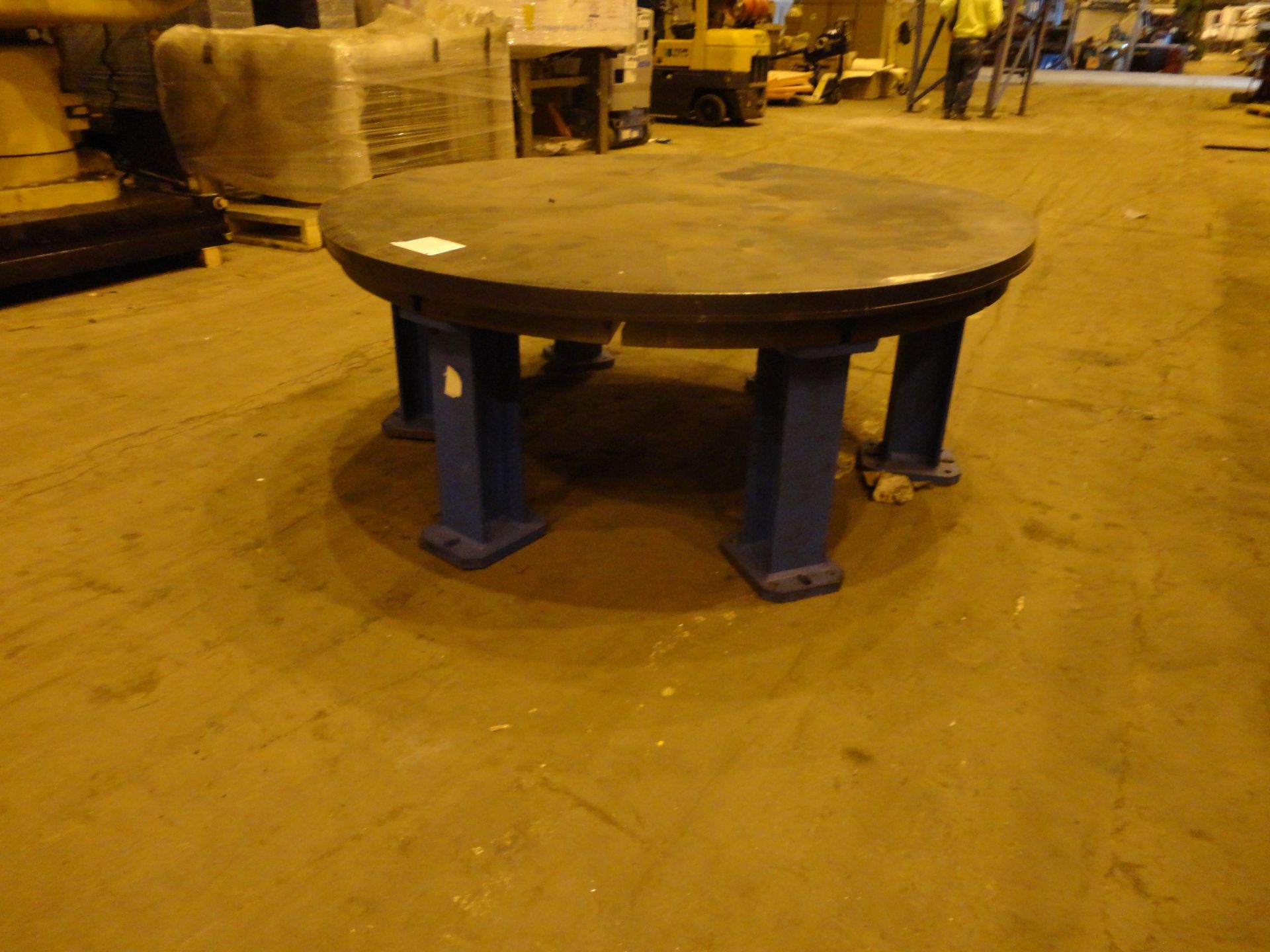 T-Slotted Floor 65” Faceplate Work Table - Image 10 of 14