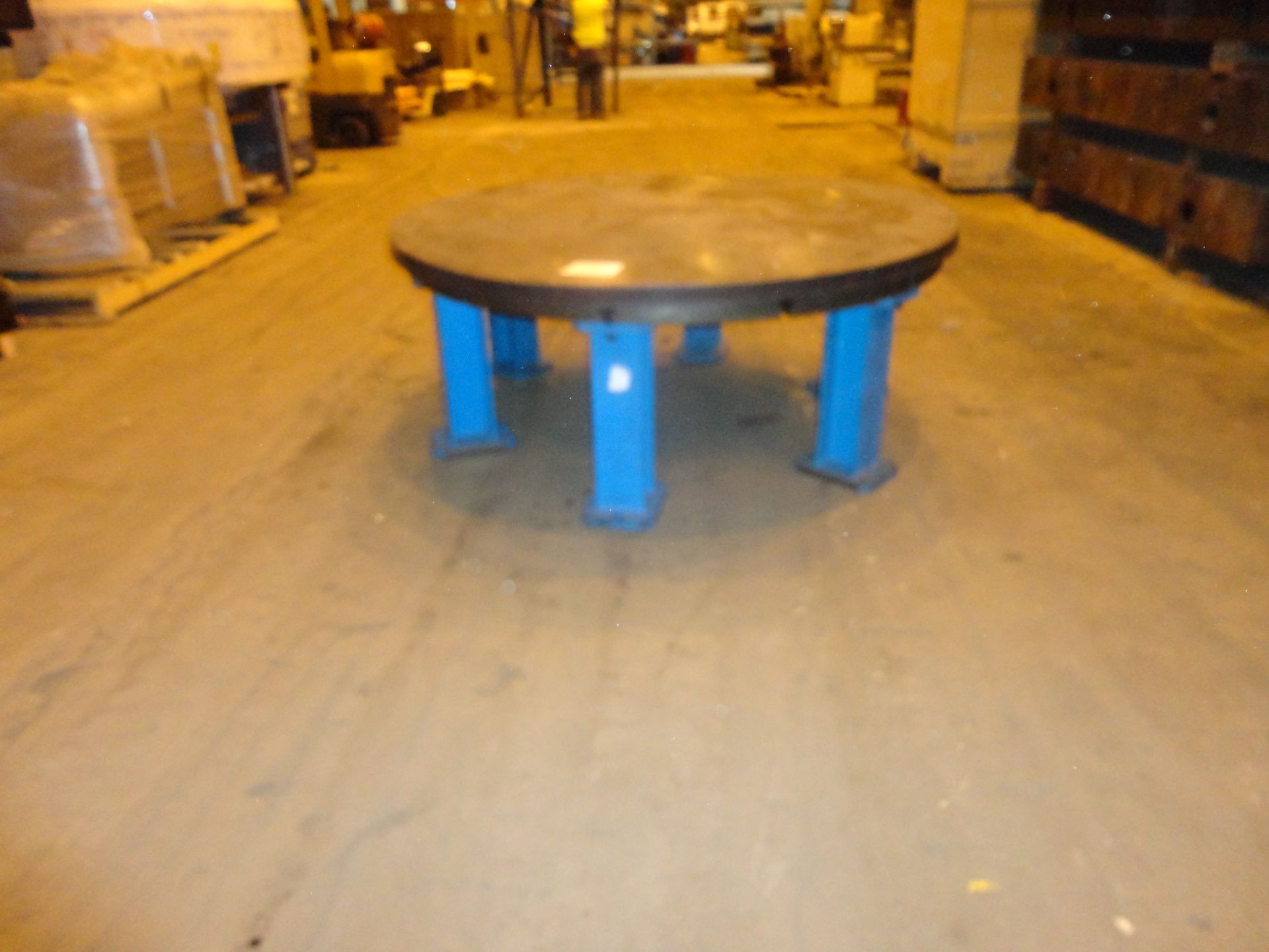 T-Slotted Floor 65” Faceplate Work Table - Image 13 of 14