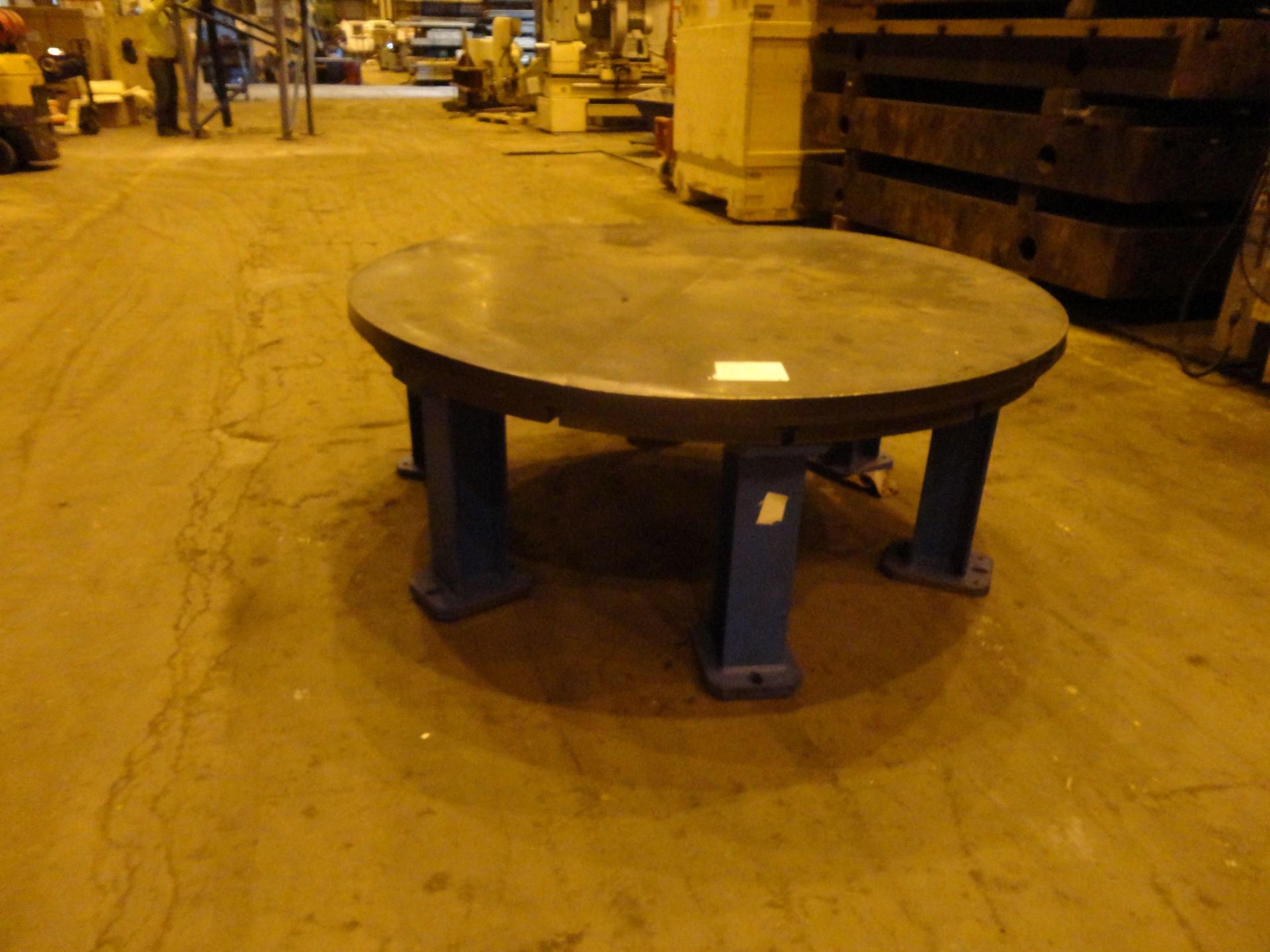 T-Slotted Floor 65” Faceplate Work Table - Image 11 of 14