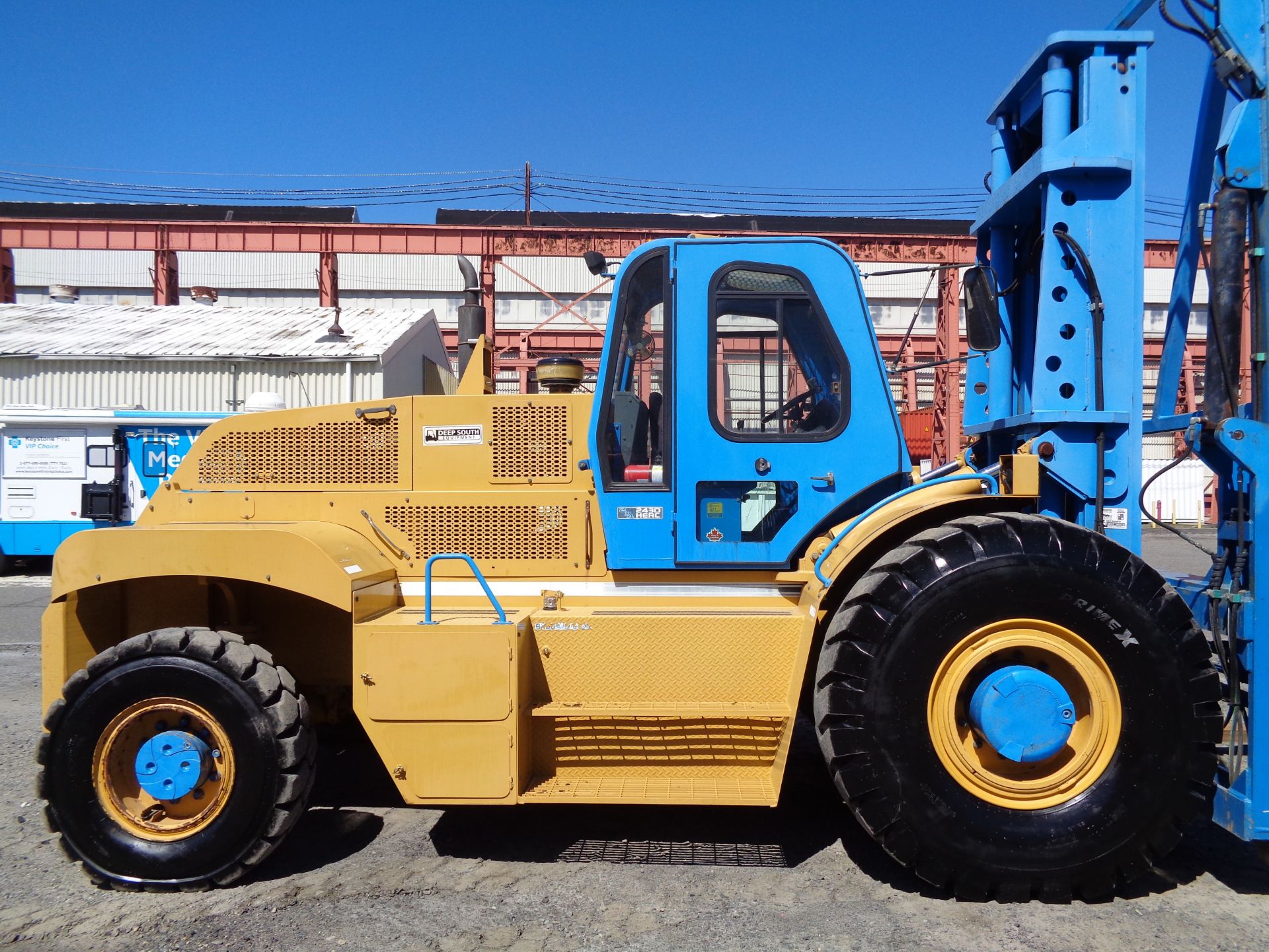 2009 Omega 2430 30,000 lbs Rough Terrain 4x4 Forklift Only 373 Hours