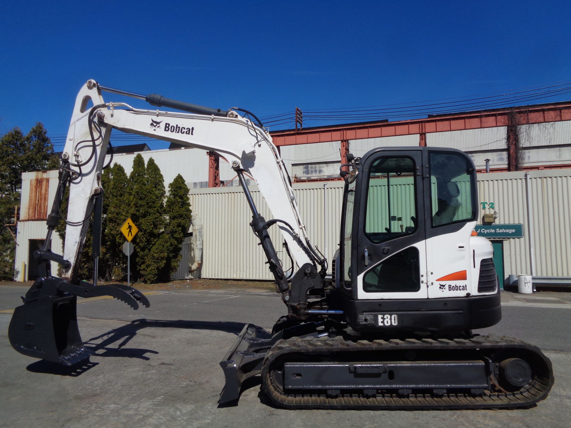 2012 Bobcat E80 Midi Excavator