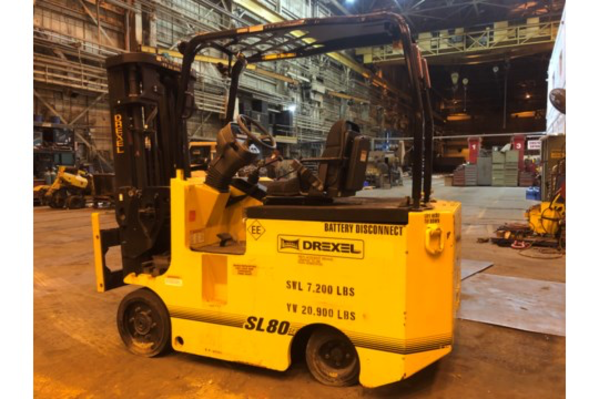 2011 Drexel SL80SE 8,000 lb Swing Mast Forklift - Image 3 of 10