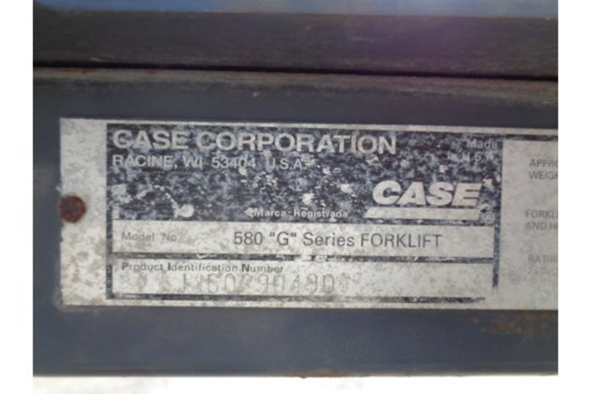 Case 580G 6000lb Rough Terrain Forklift - Image 18 of 20