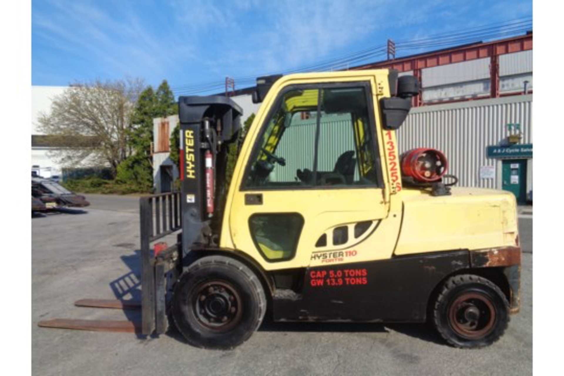 Hyster H110FT 11,000 lbs Forklift - Image 8 of 14