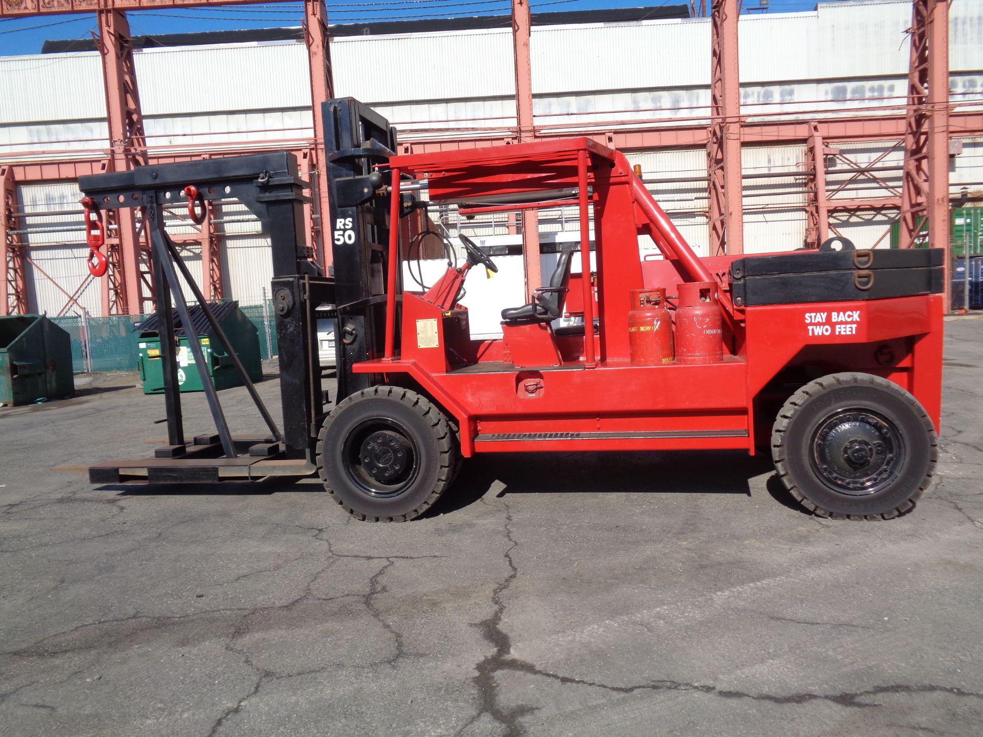 2012 Riggers Special RS50 50,000lb Forklift