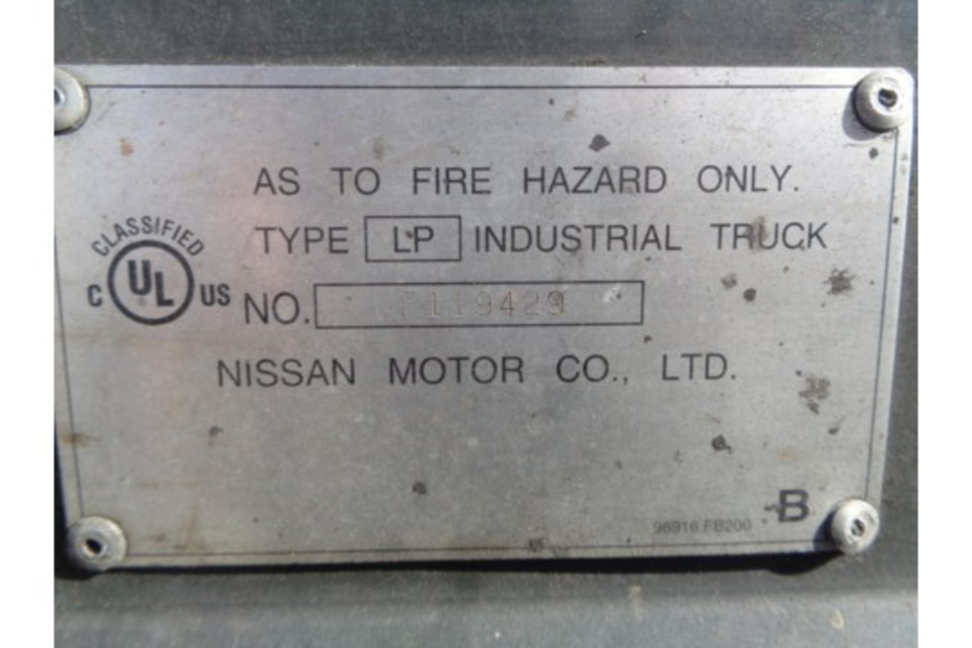 Nissan MCPL01A18LV 3500lb Forklift - Image 15 of 16