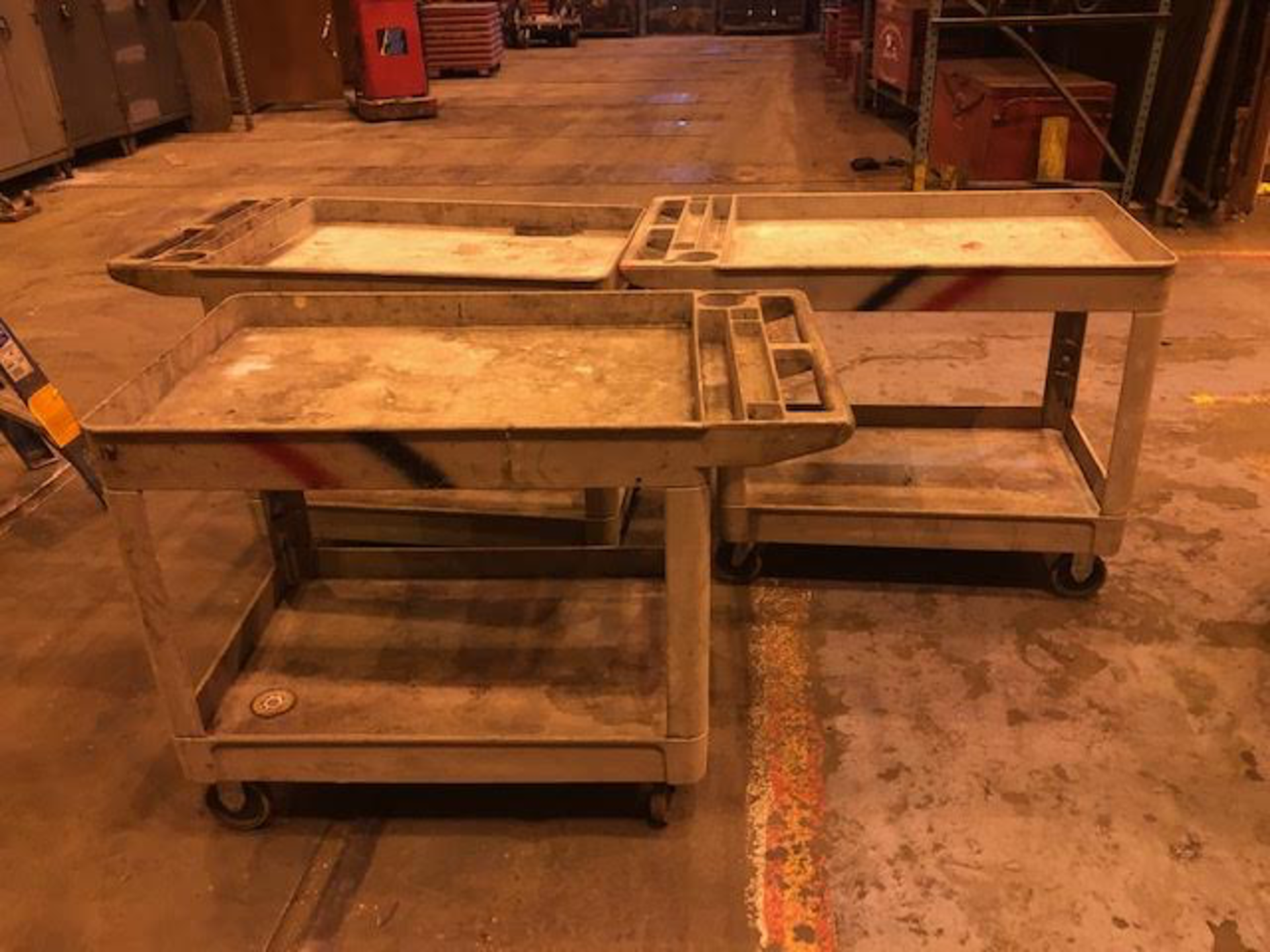 Lot of Three Shop Carts