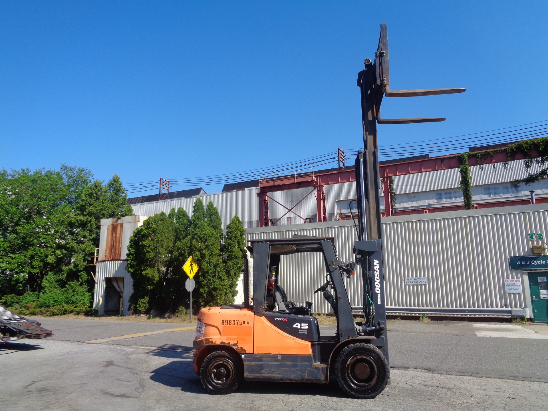 2014 Doosan D45S-5 10,000lb Forklift - Image 9 of 10