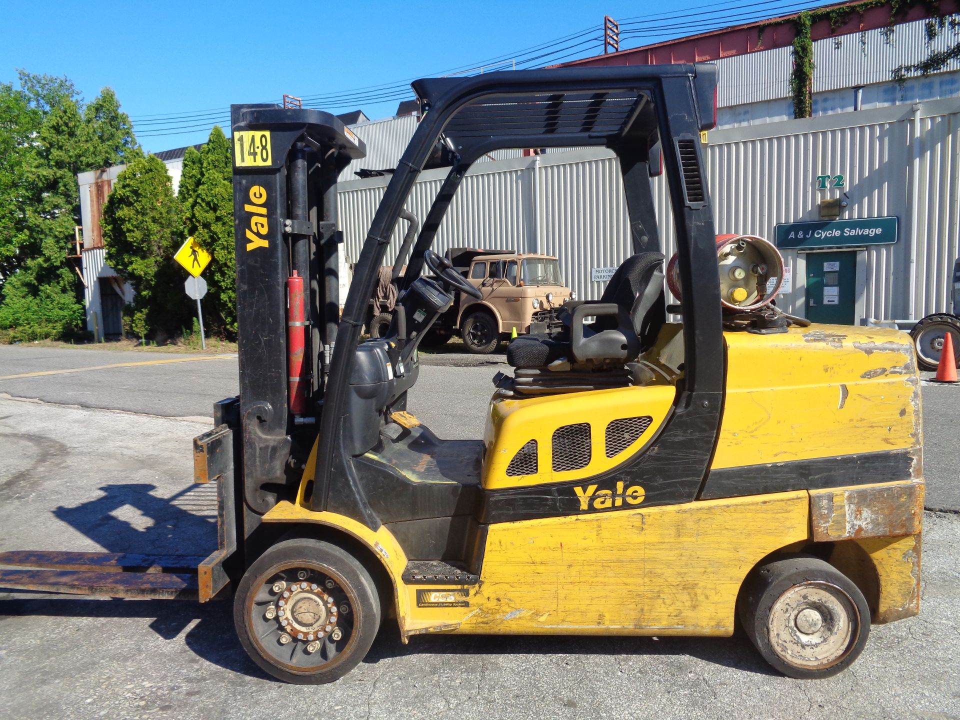 2015 Yale GLC120VXNGSF085 12,000 lbs Forklift - Image 8 of 10