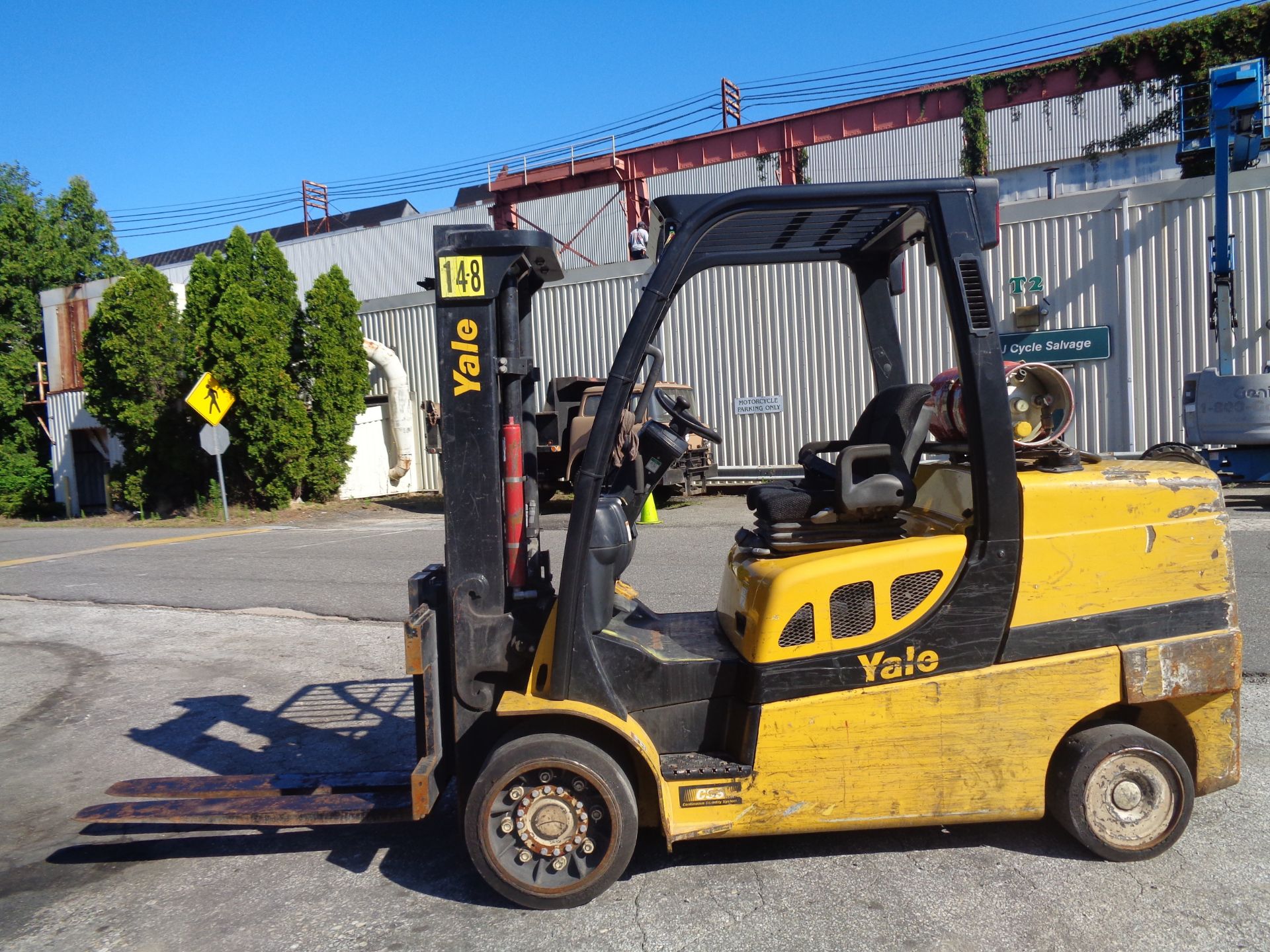 2015 Yale GLC120VXNGSF085 12,000 lbs Forklift - Image 9 of 10