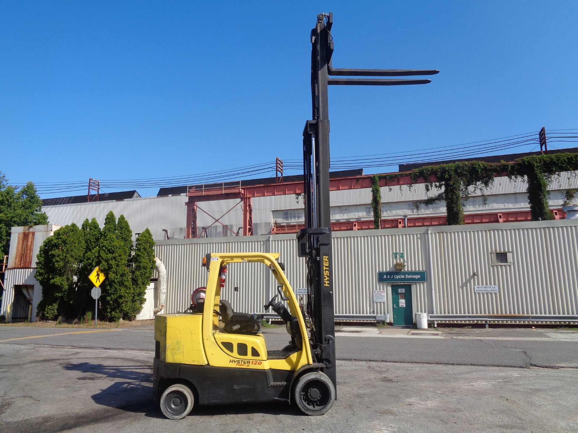 2008 Hyster S120FTPRS 12,000lb Forklift - Image 8 of 11