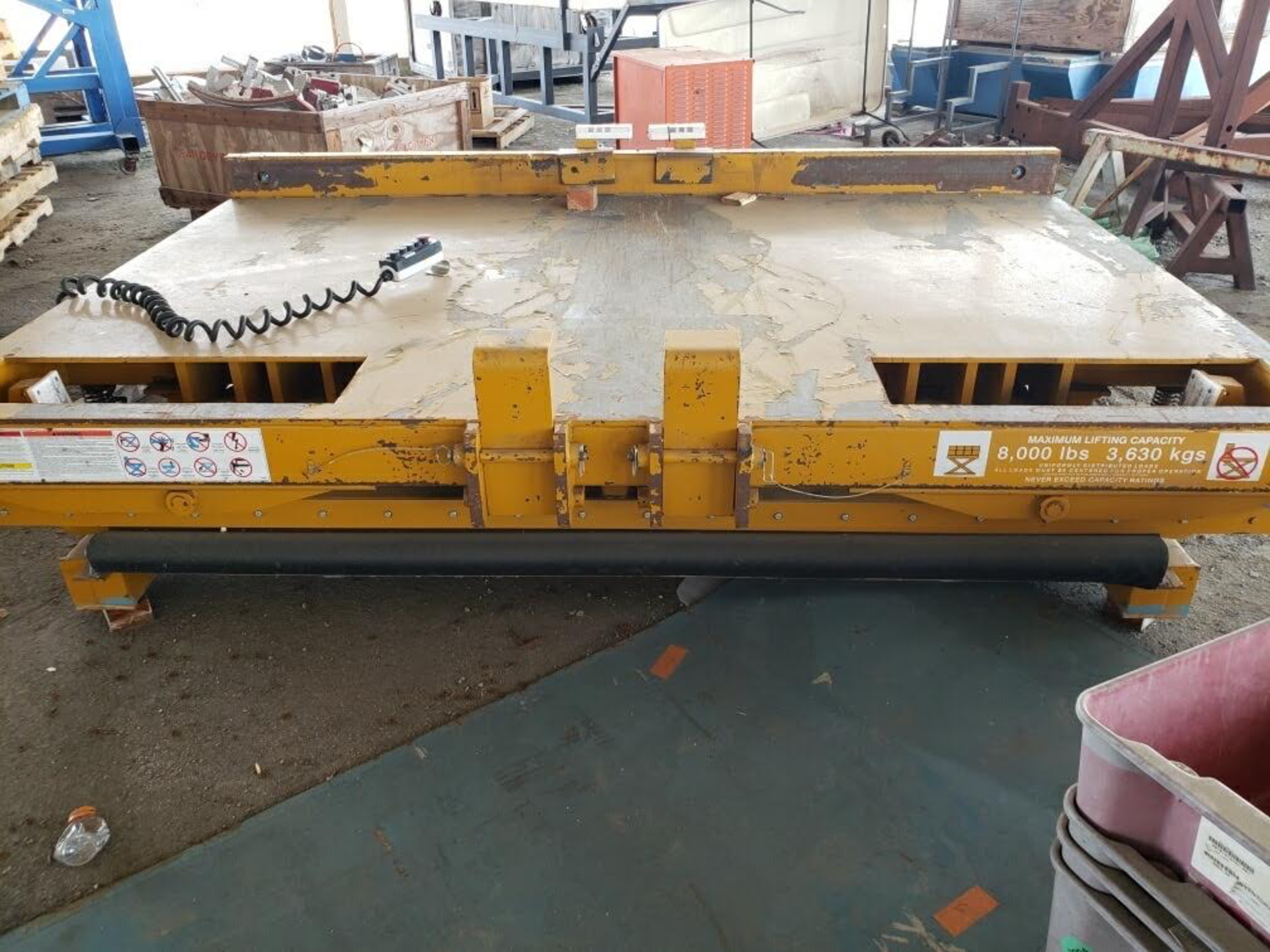 8,000 lb Scissor Lift Table