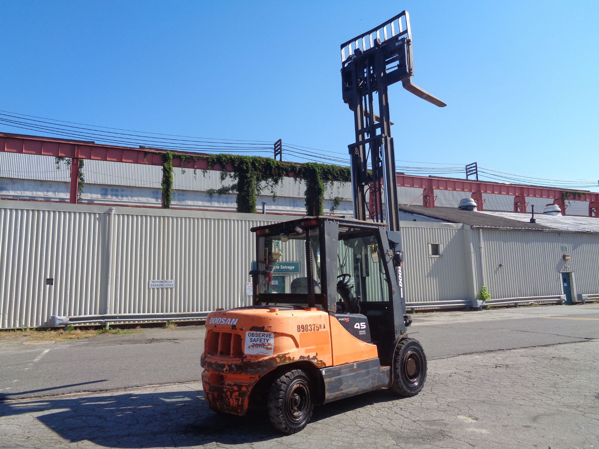 2014 Doosan D45S-5 10,000lb Forklift - Image 5 of 10