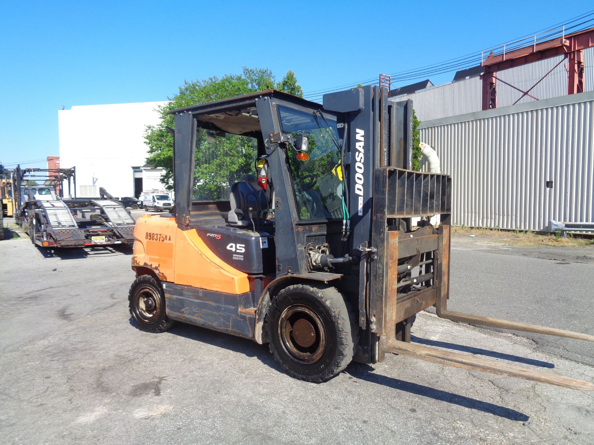 2014 Doosan D45S-5 10,000lb Forklift - Image 2 of 10