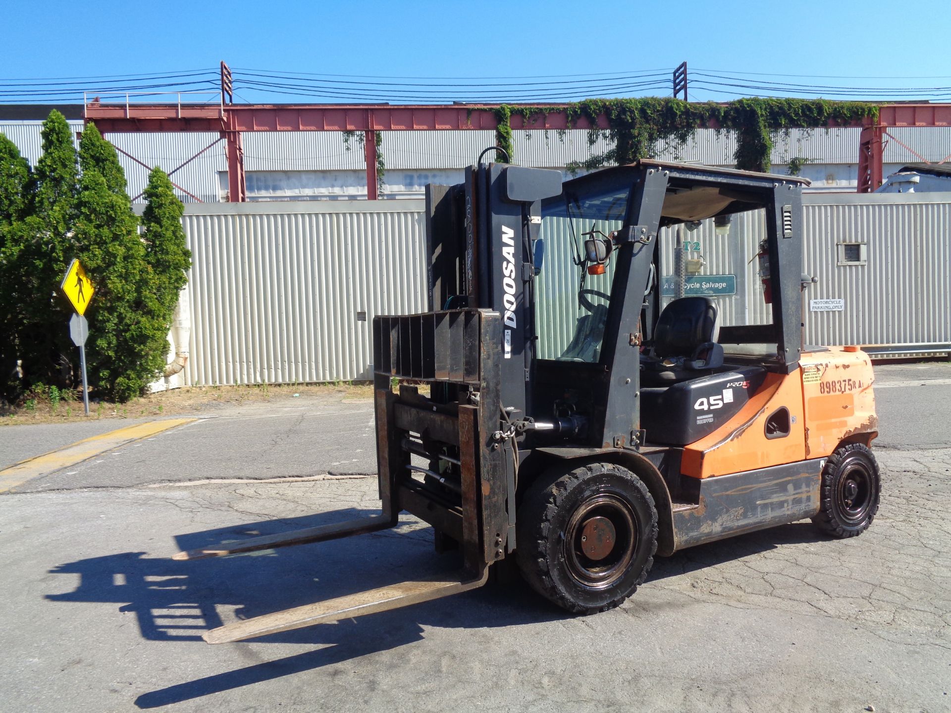 2014 Doosan D45S-5 10,000lb Forklift - Image 7 of 10