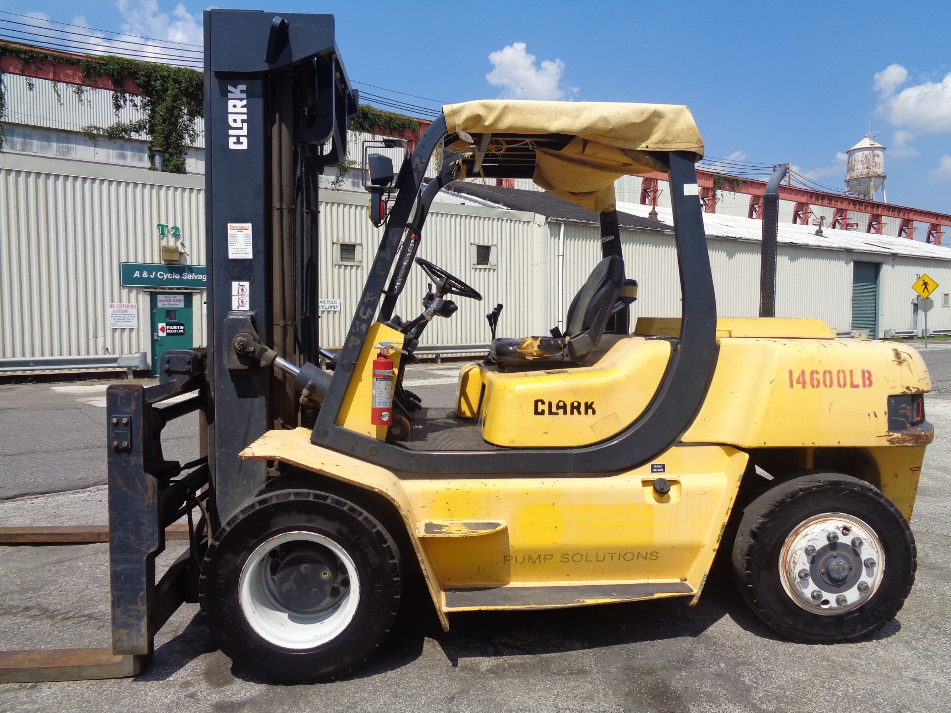 2013 Clark CMP70D 14,000lb Forklift - Image 8 of 19