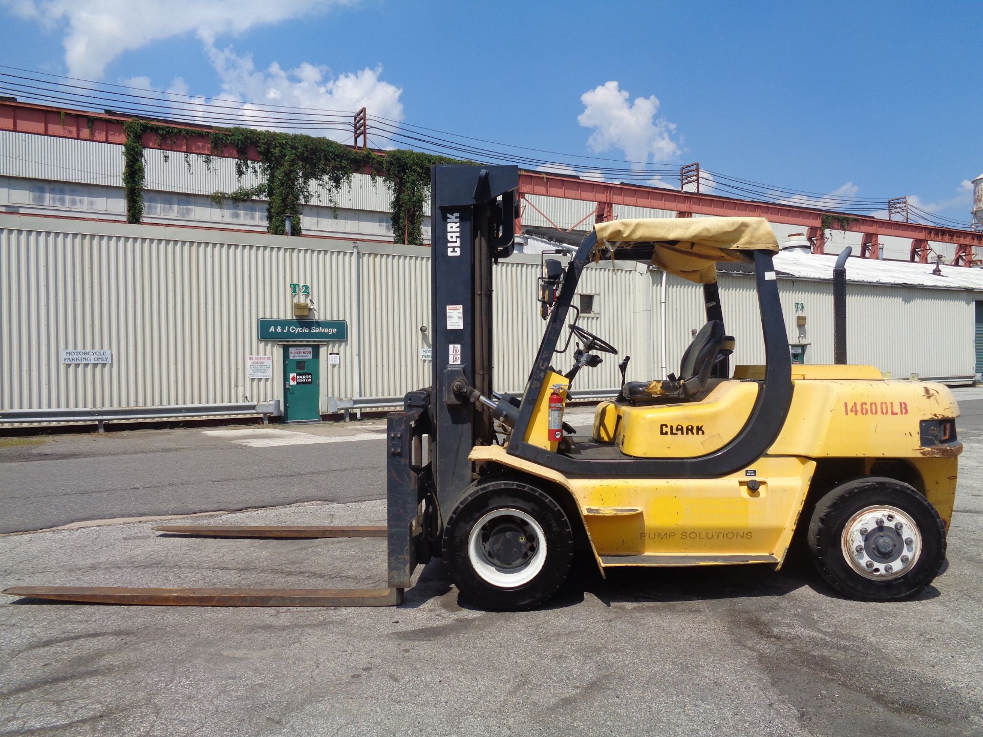 2013 Clark CMP70D 14,000lb Forklift - Image 7 of 19