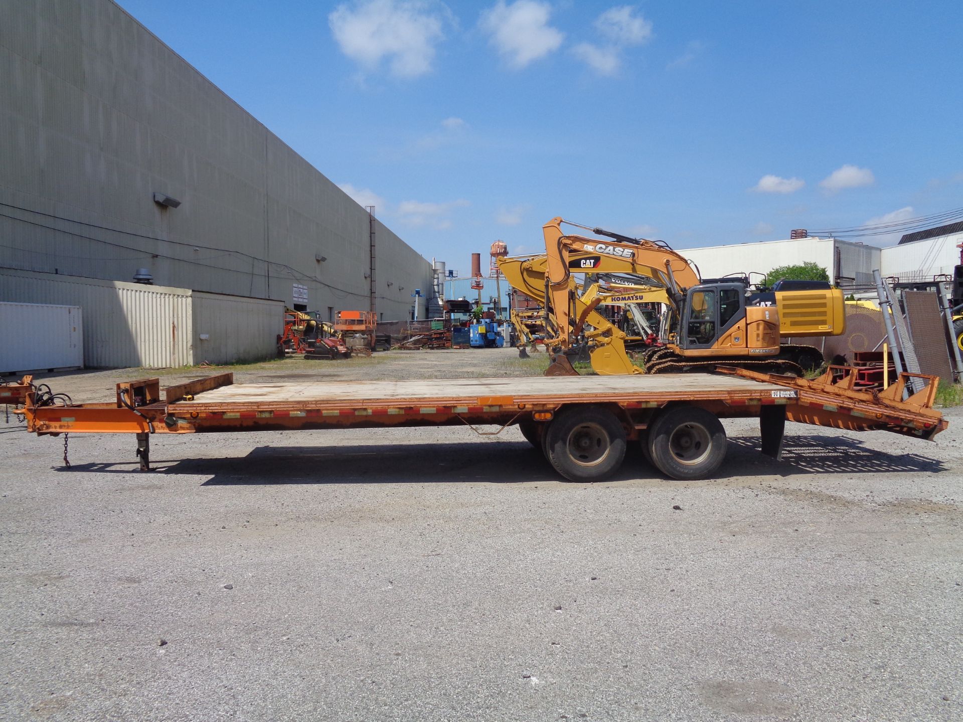 2009 Hudson Bros Trailer HTD18D- 10 Ton- 20FT Equipment Flat Bed - Image 4 of 9