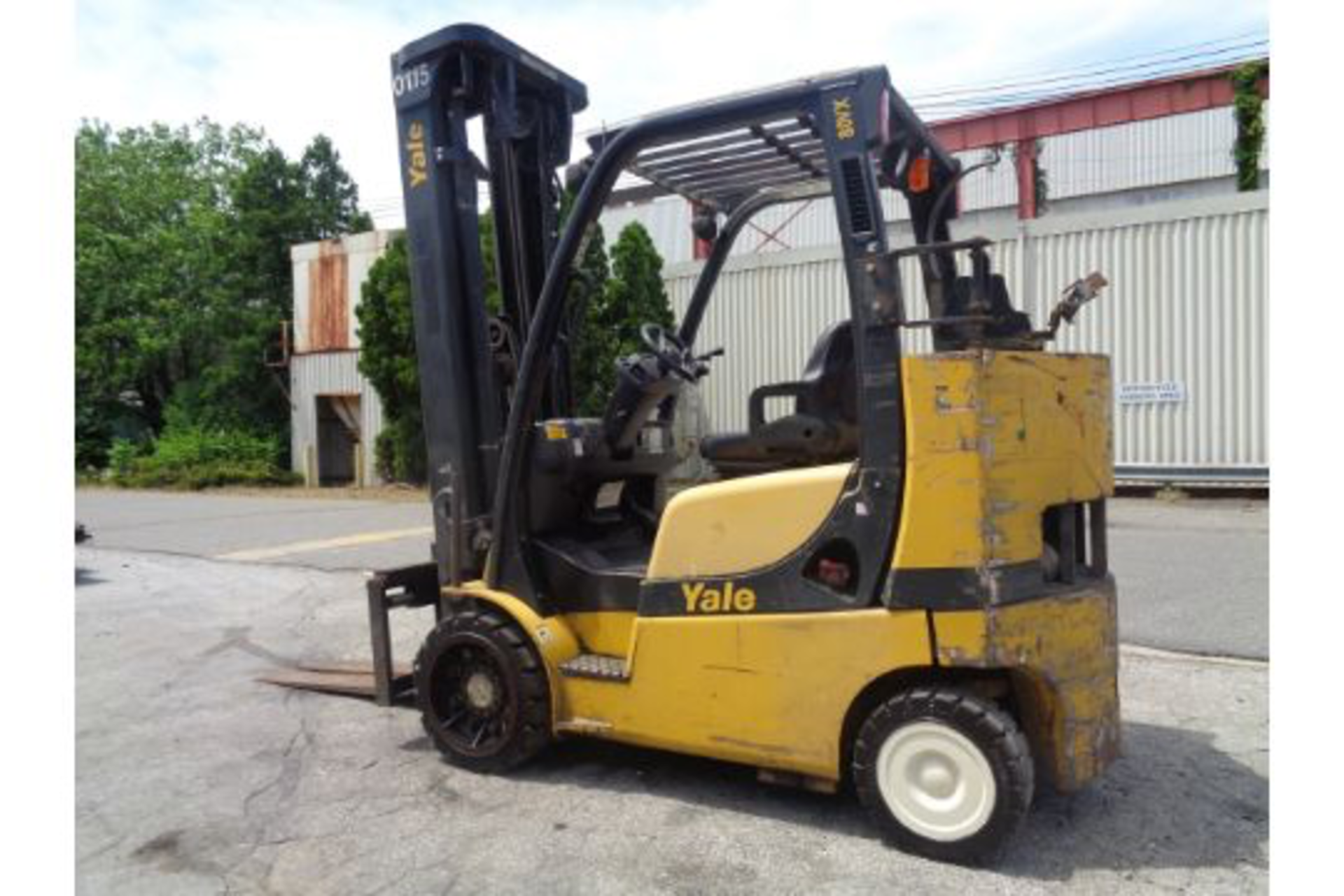 2007 Yale GC080VXNGSE107.6 8,000lb Forklift - Image 10 of 18