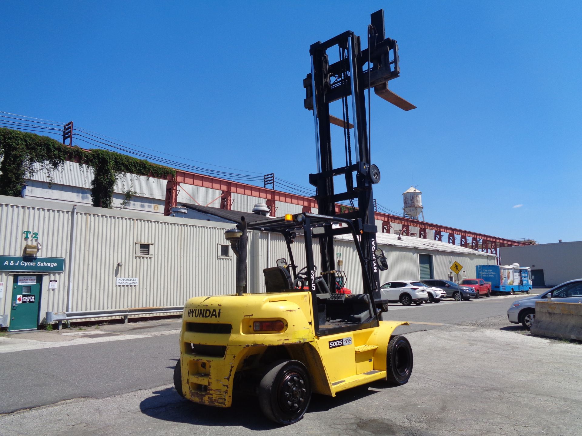 2014 Hyundai 50DS7E 11,000lb Forklift - Image 8 of 12