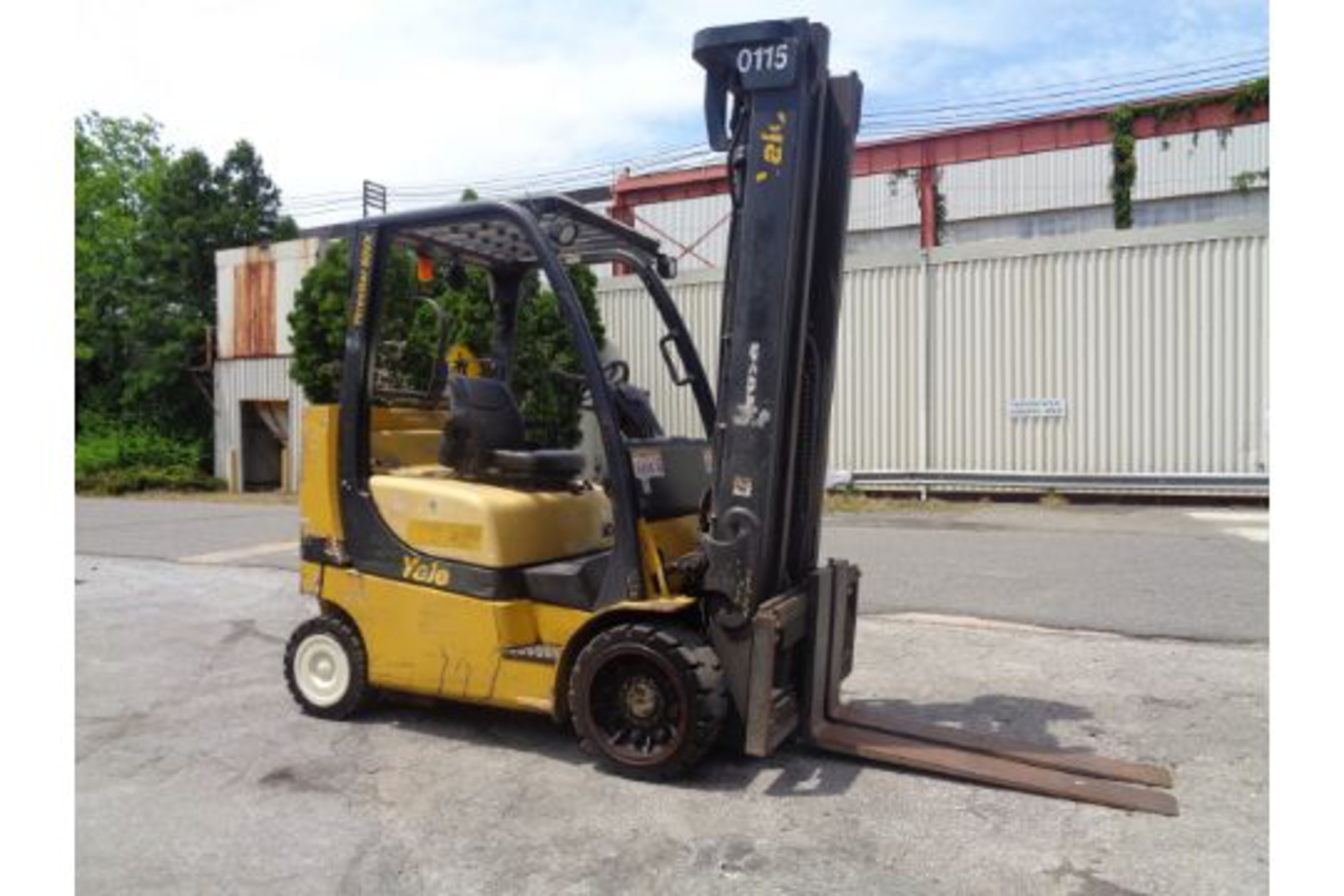 2007 Yale GC080VXNGSE107.6 8,000lb Forklift - Image 4 of 18