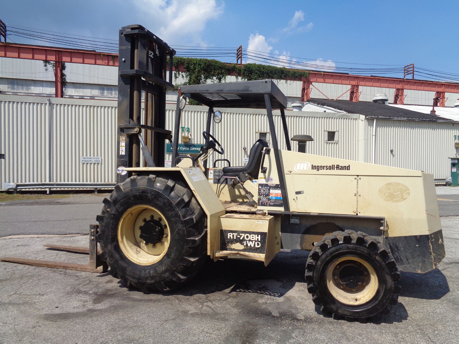 2005 Ingersoll Rand RT708H 8,000lb Rough Terrain Forklift - Only 455 hours - Image 11 of 19