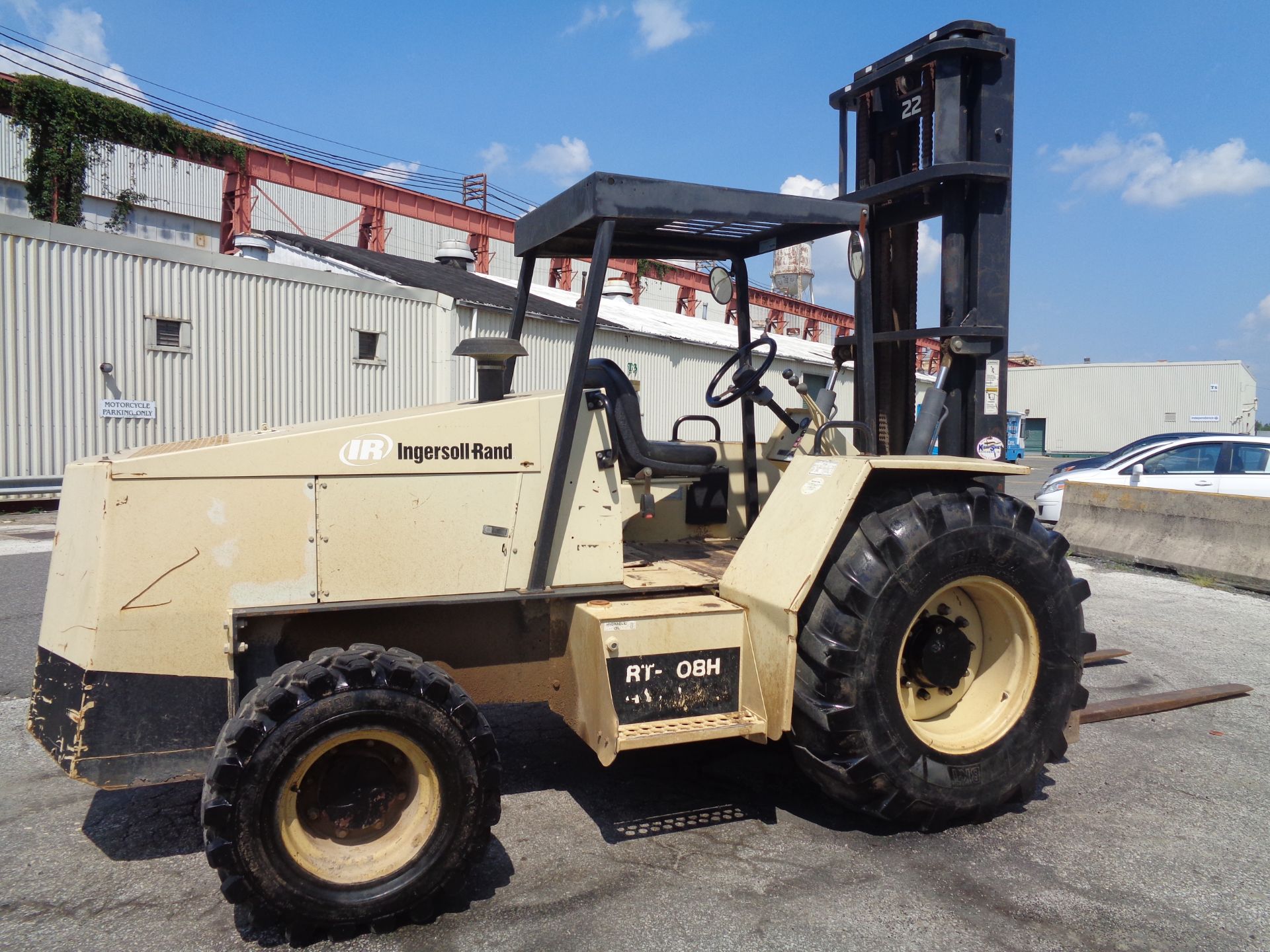 2005 Ingersoll Rand RT708H 8,000lb Rough Terrain Forklift - Only 455 hours - Image 4 of 19