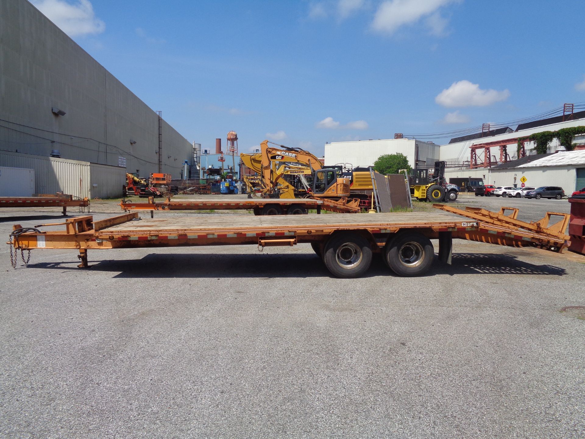 2011 Hudson Bros. Trailer HTD18D- 10 Ton- 20' Deck- Equipment Flat Bed