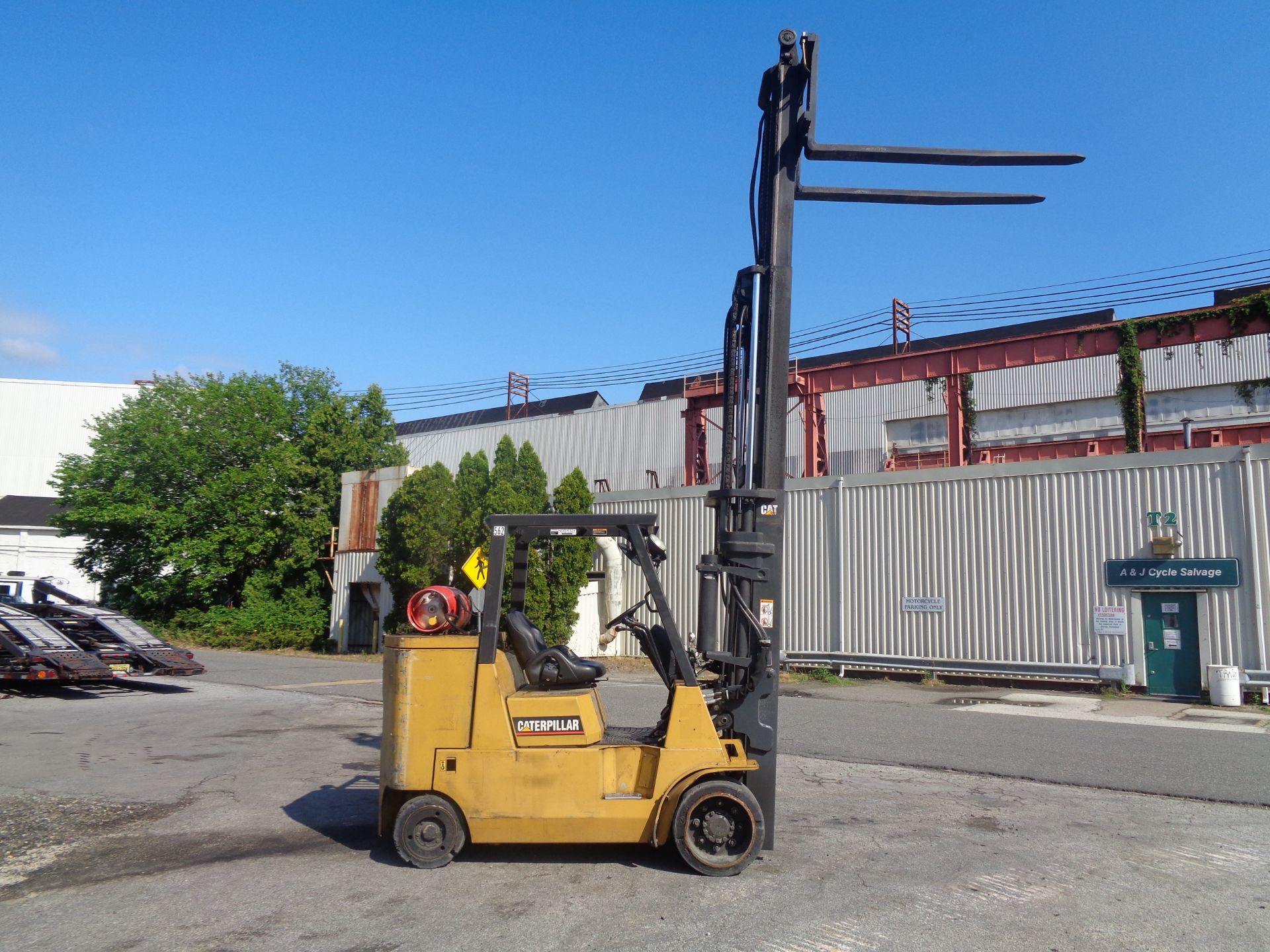 Caterpillar GC55KSTR 11,000lb Forklift - Image 9 of 14