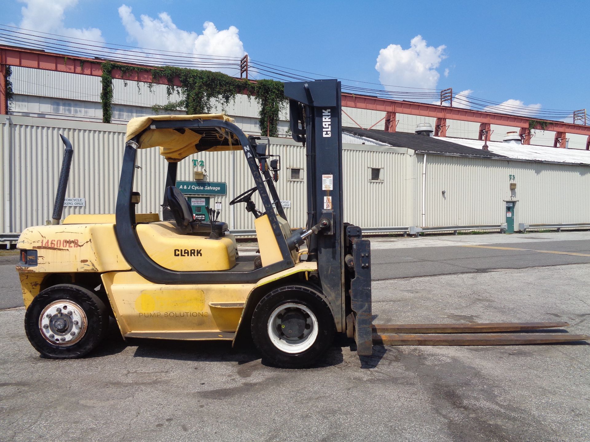 2013 Clark CMP70D 14,000lb Forklift