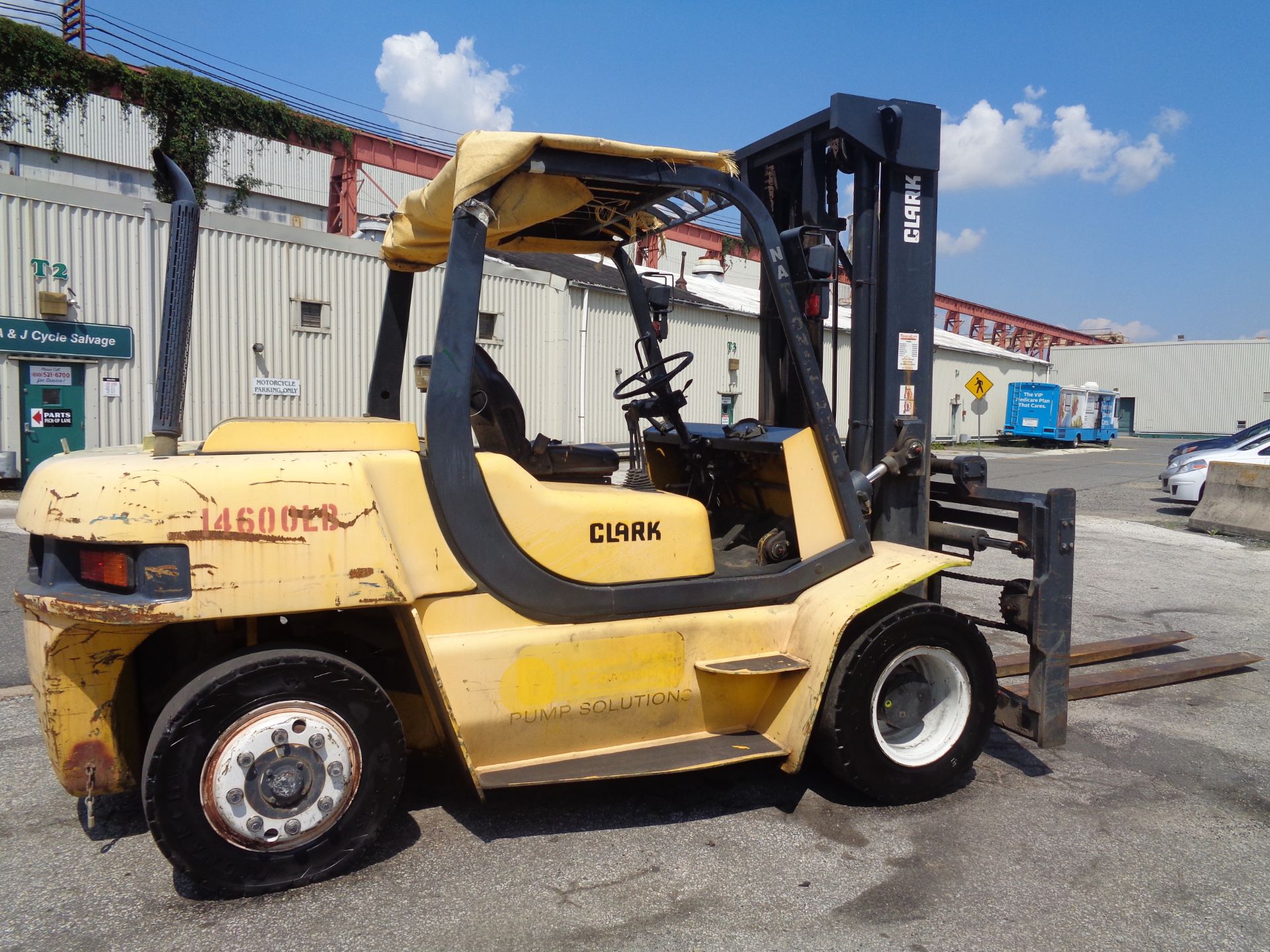 2013 Clark CMP70D 14,000lb Forklift - Image 4 of 19