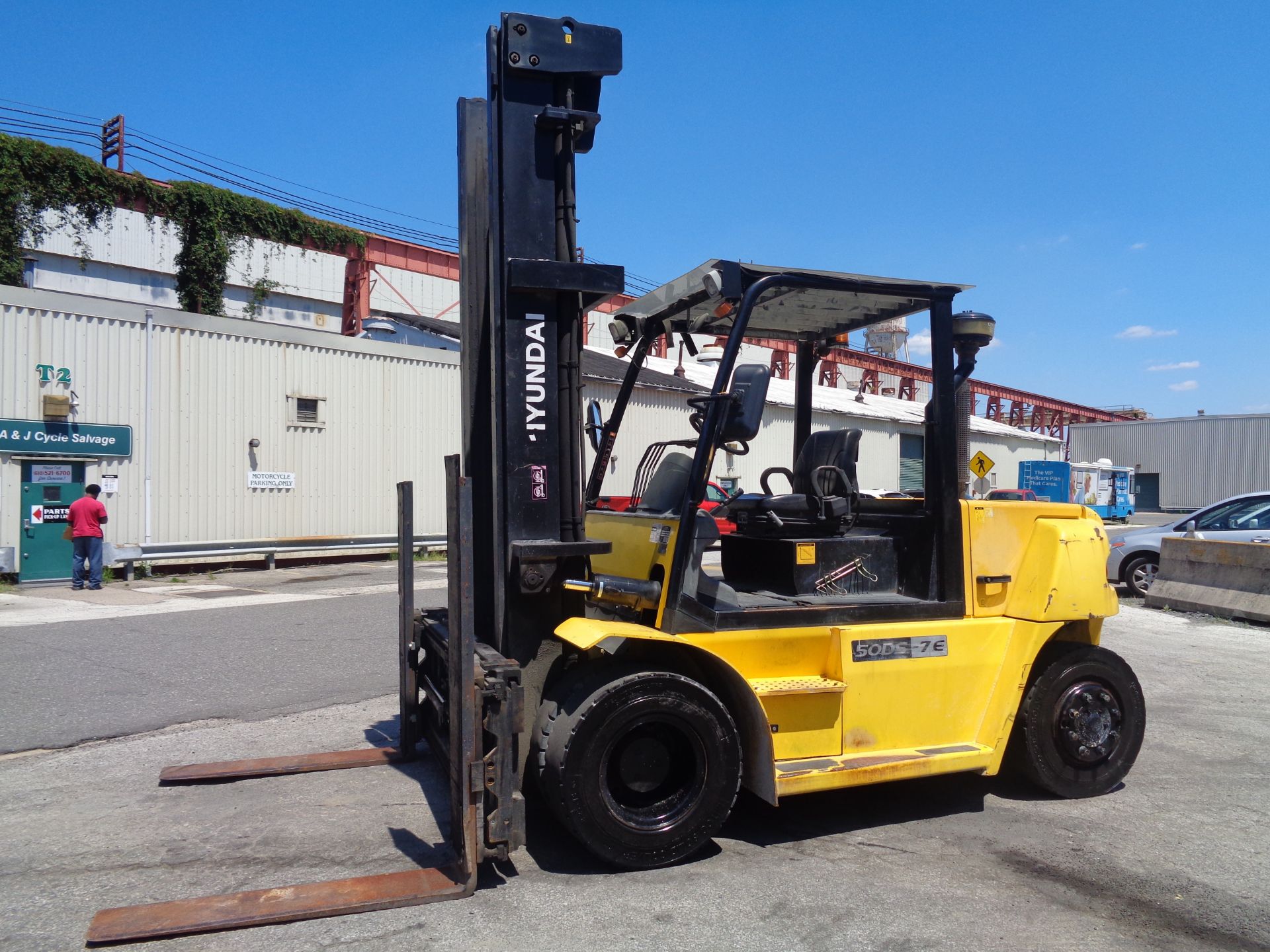 2014 Hyundai 50DS7E 11,000lb Forklift - Image 8 of 20