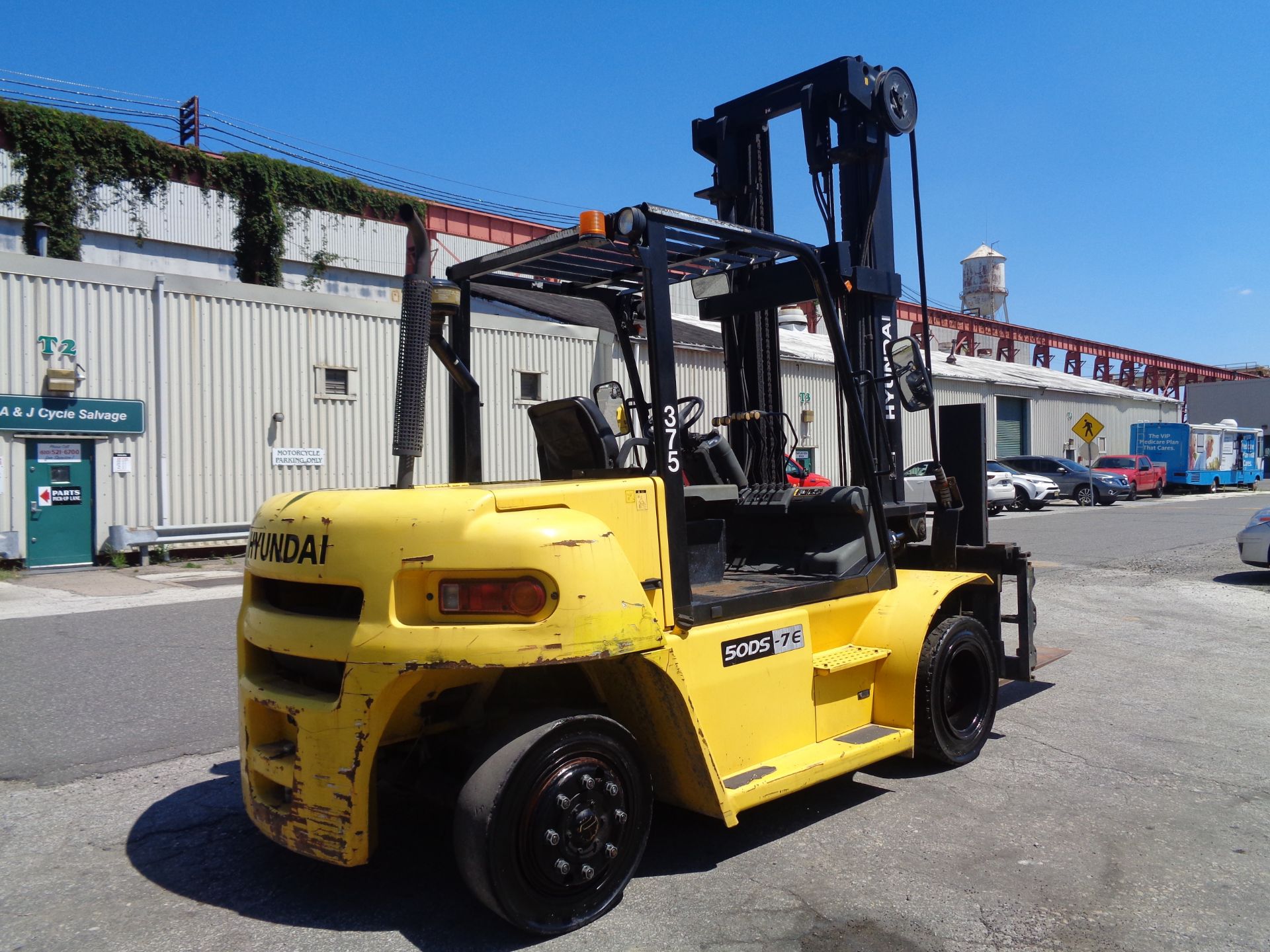 2014 Hyundai 50DS7E 11,000lb Forklift - Image 4 of 12