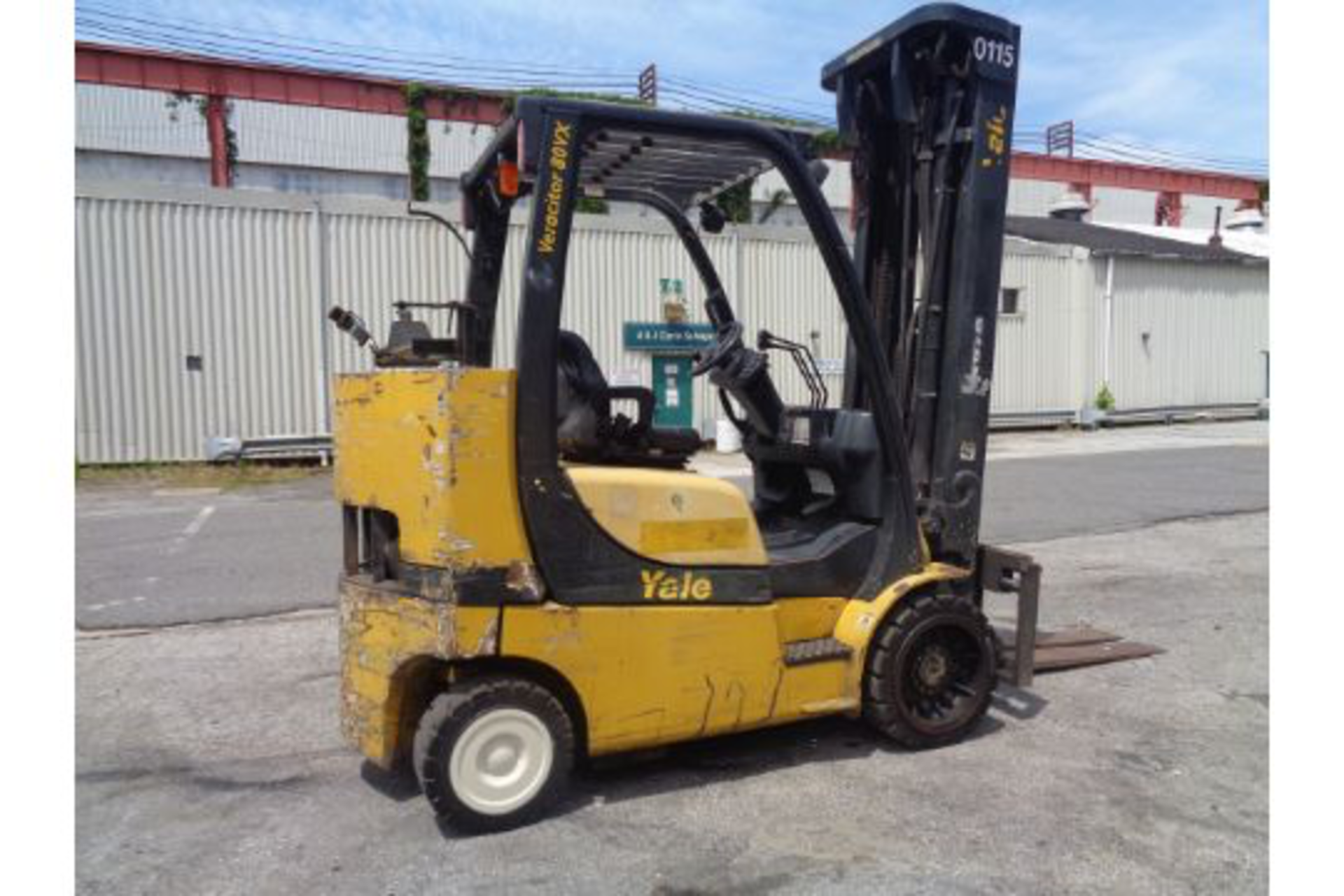 2007 Yale GC080VXNGSE107.6 8,000lb Forklift - Image 3 of 18