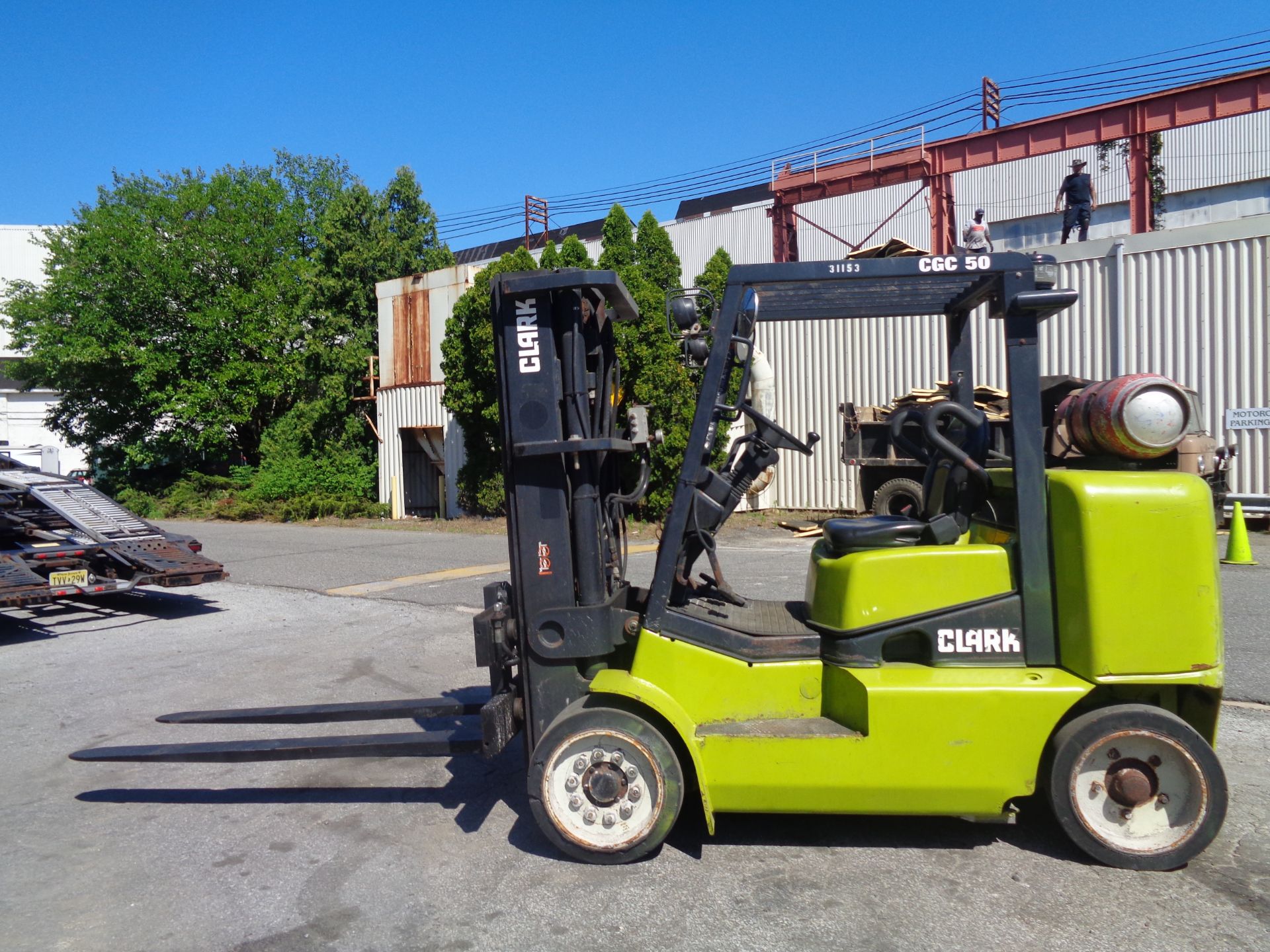 2014 Clark CGC500 10,000lb Forklift - Image 2 of 12