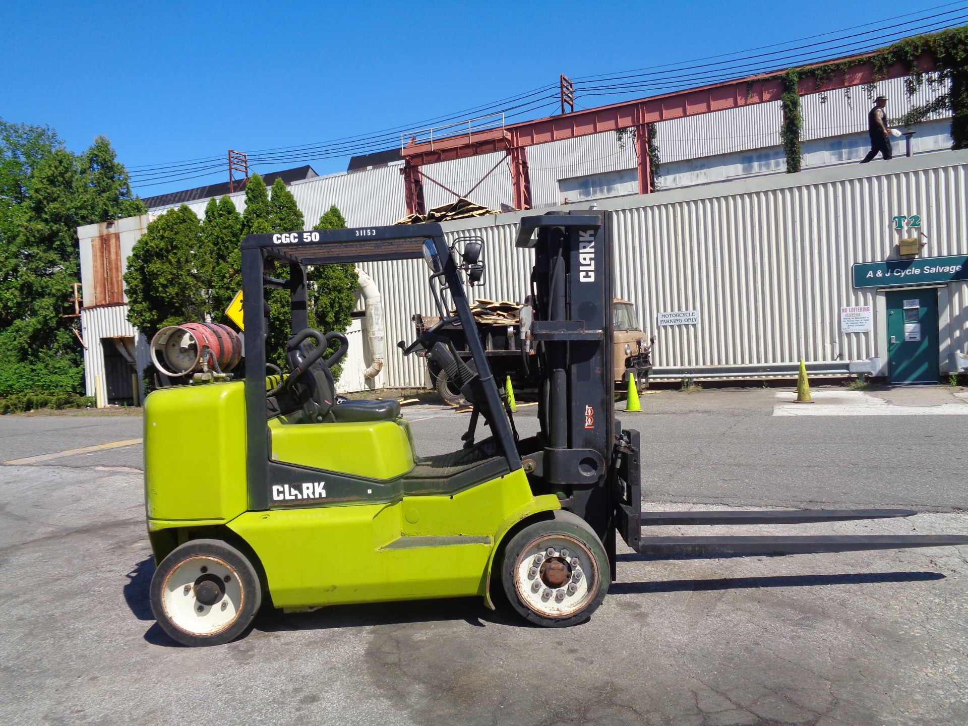 2014 Clark CGC500 10,000lb Forklift - Image 6 of 12