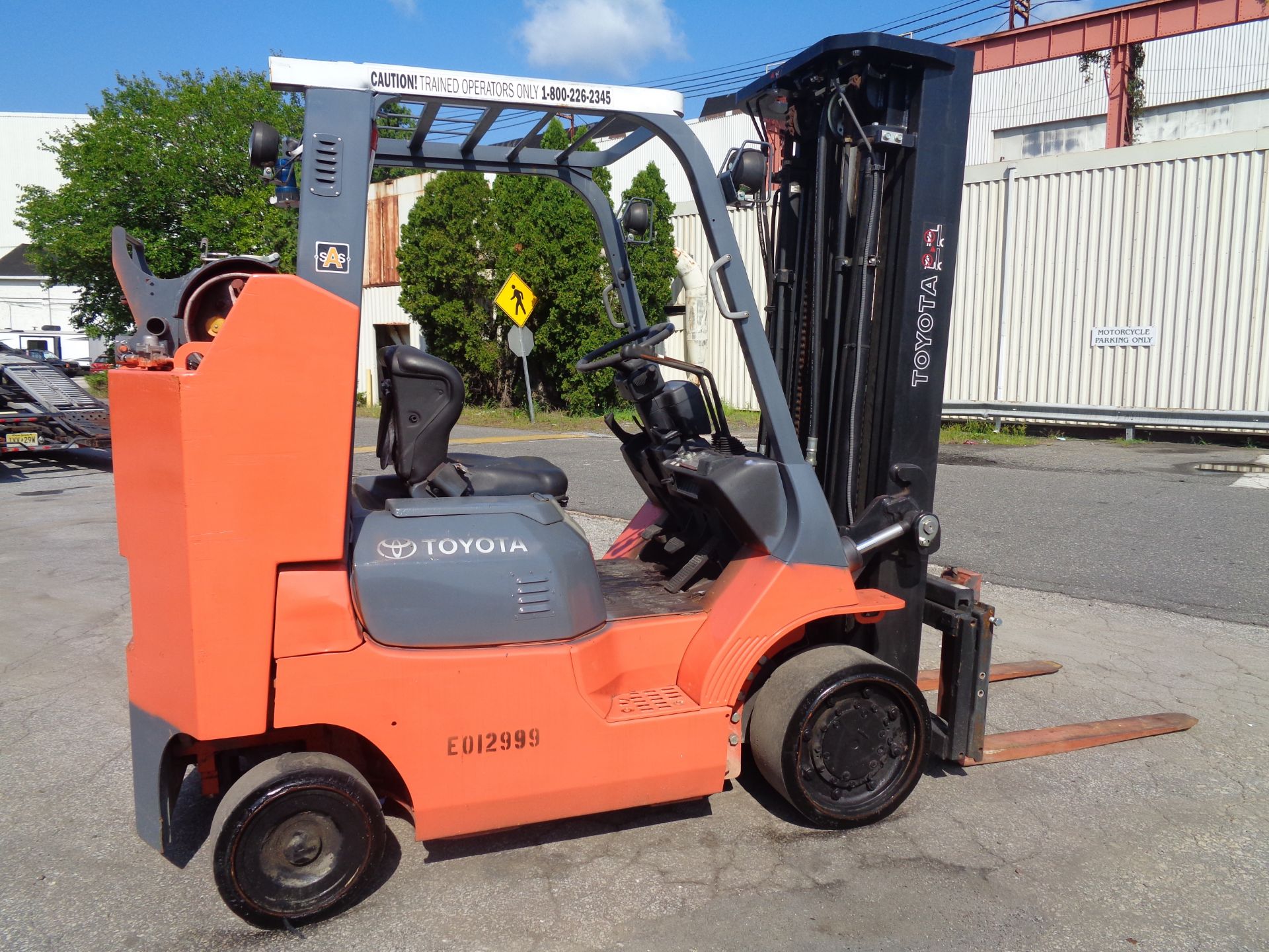 2012 Toyota 7FGCU35-BCS 7,000lb Forklift - Image 3 of 17