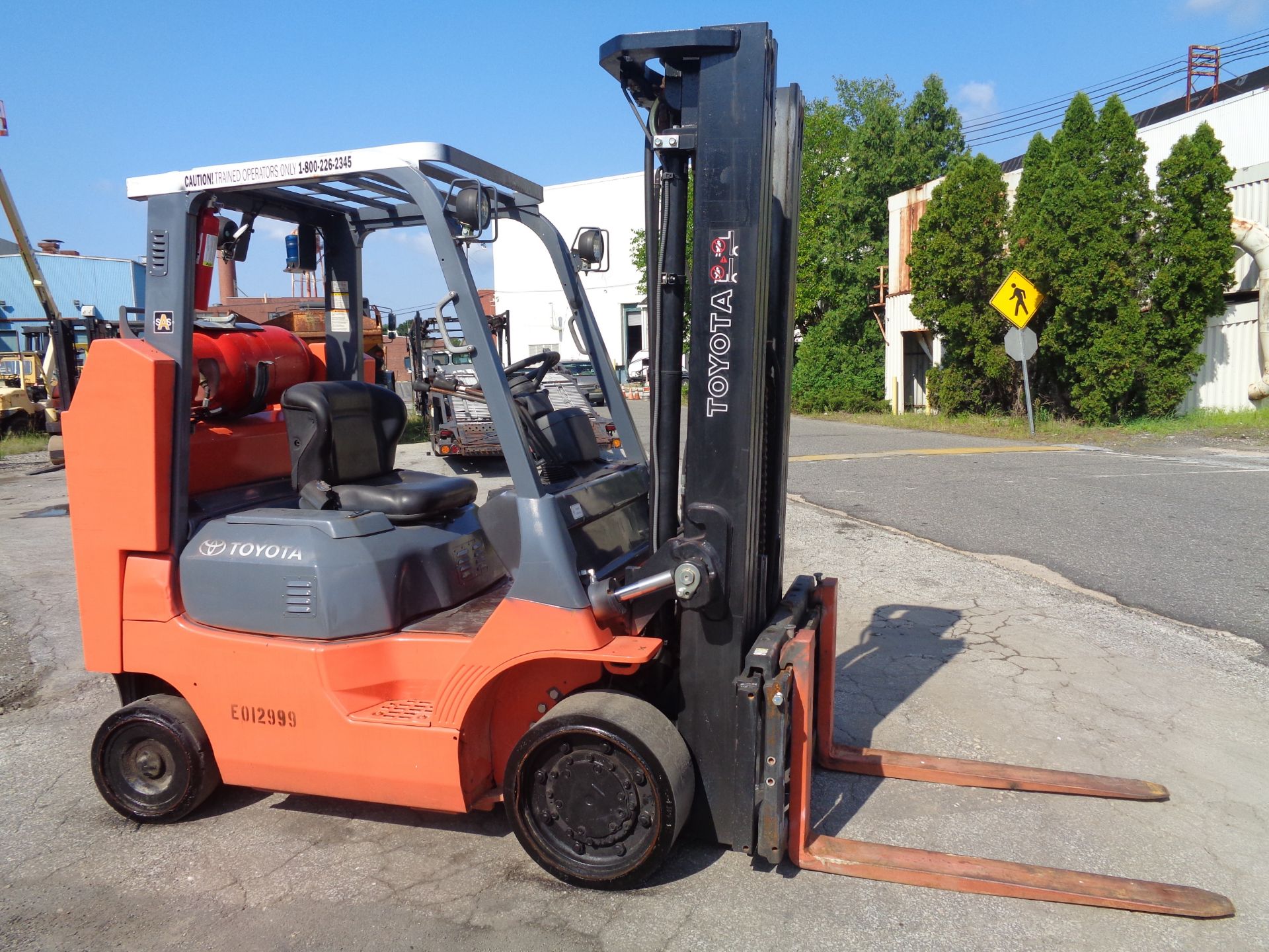 2012 Toyota 7FGCU35-BCS 7,000lb Forklift - Image 4 of 17