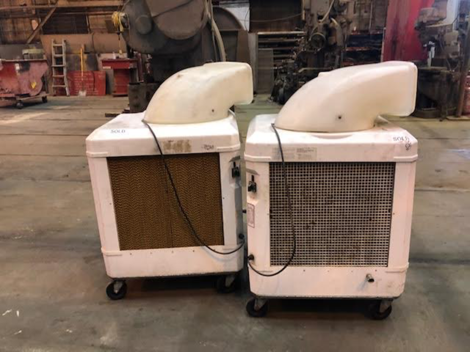 Lot of 2 Schaefer Portable Cooling Fans - Image 2 of 4