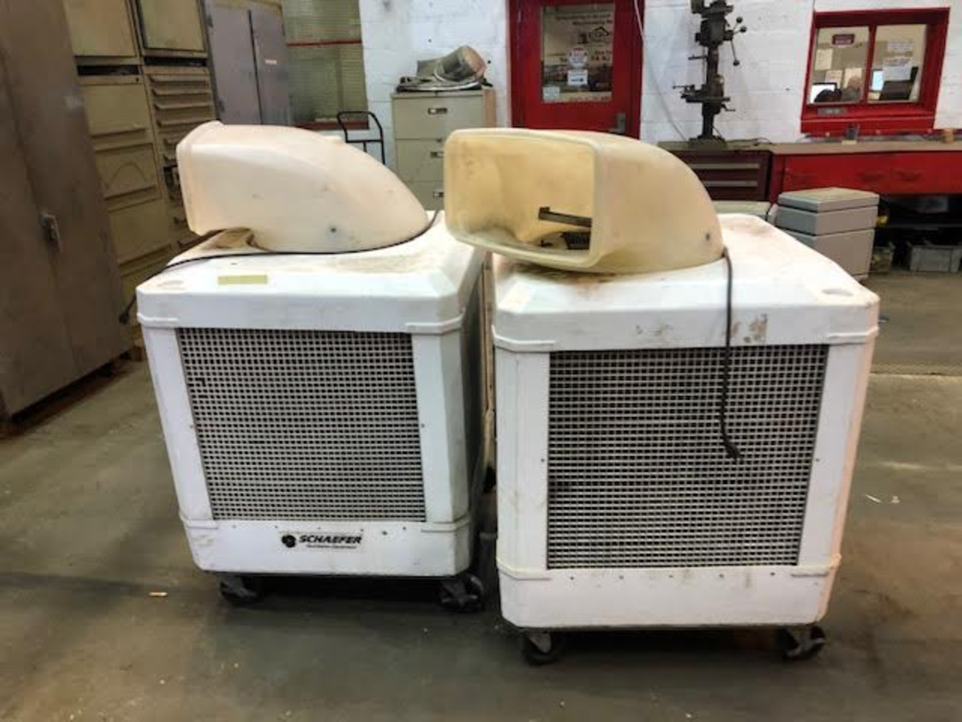 Lot of 2 Schaefer Portable Cooling Fans