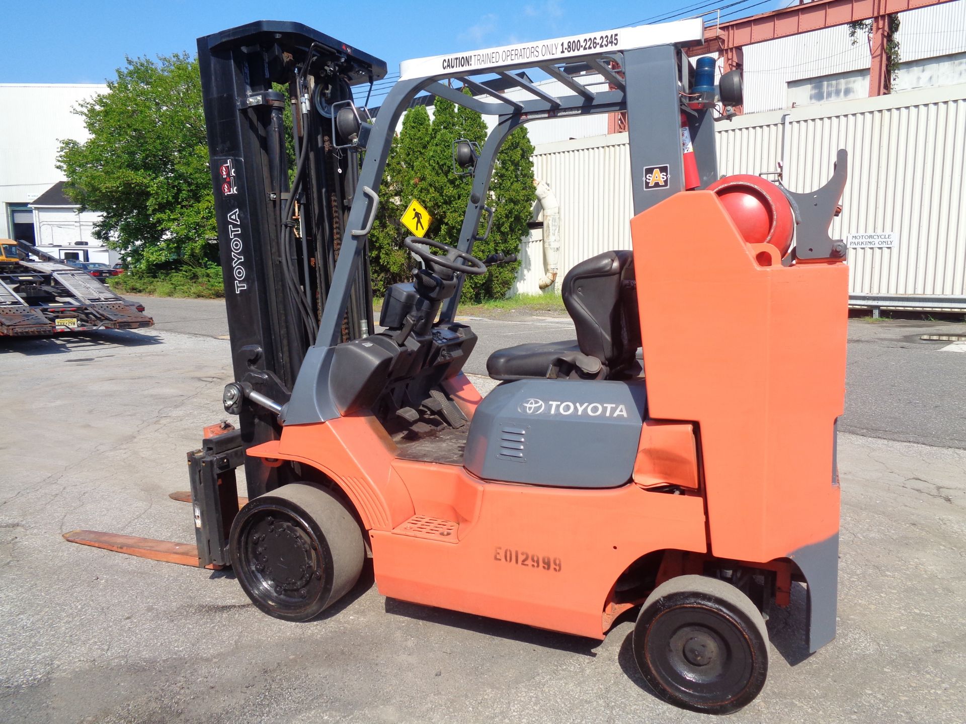 2012 Toyota 7FGCU35-BCS 7,000lb Forklift - Image 9 of 17