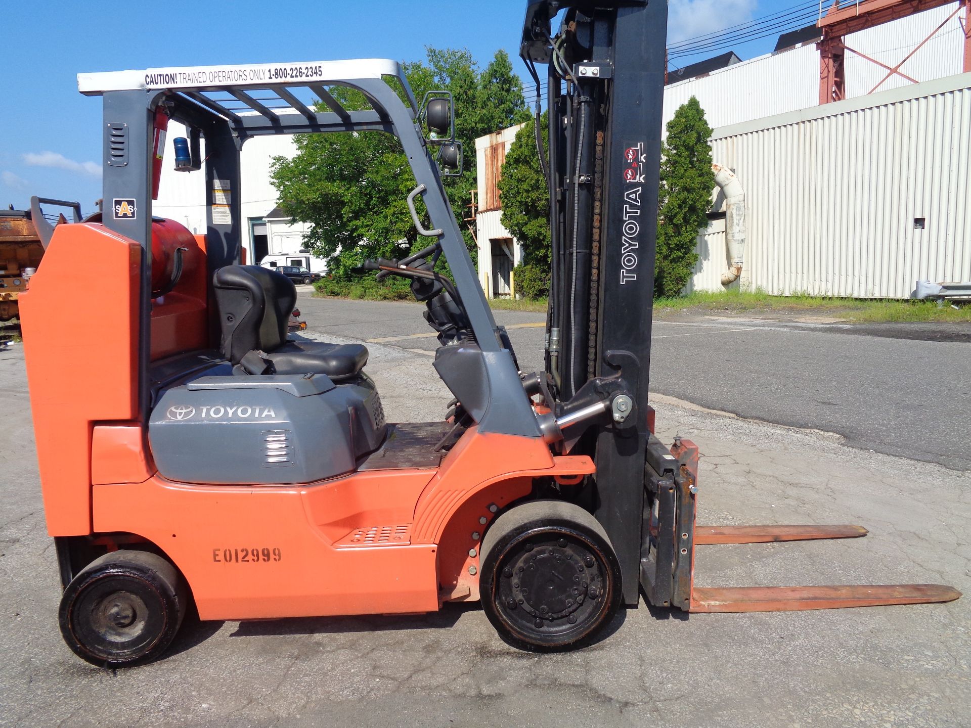 2012 Toyota 7FGCU35-BCS 7,000lb Forklift