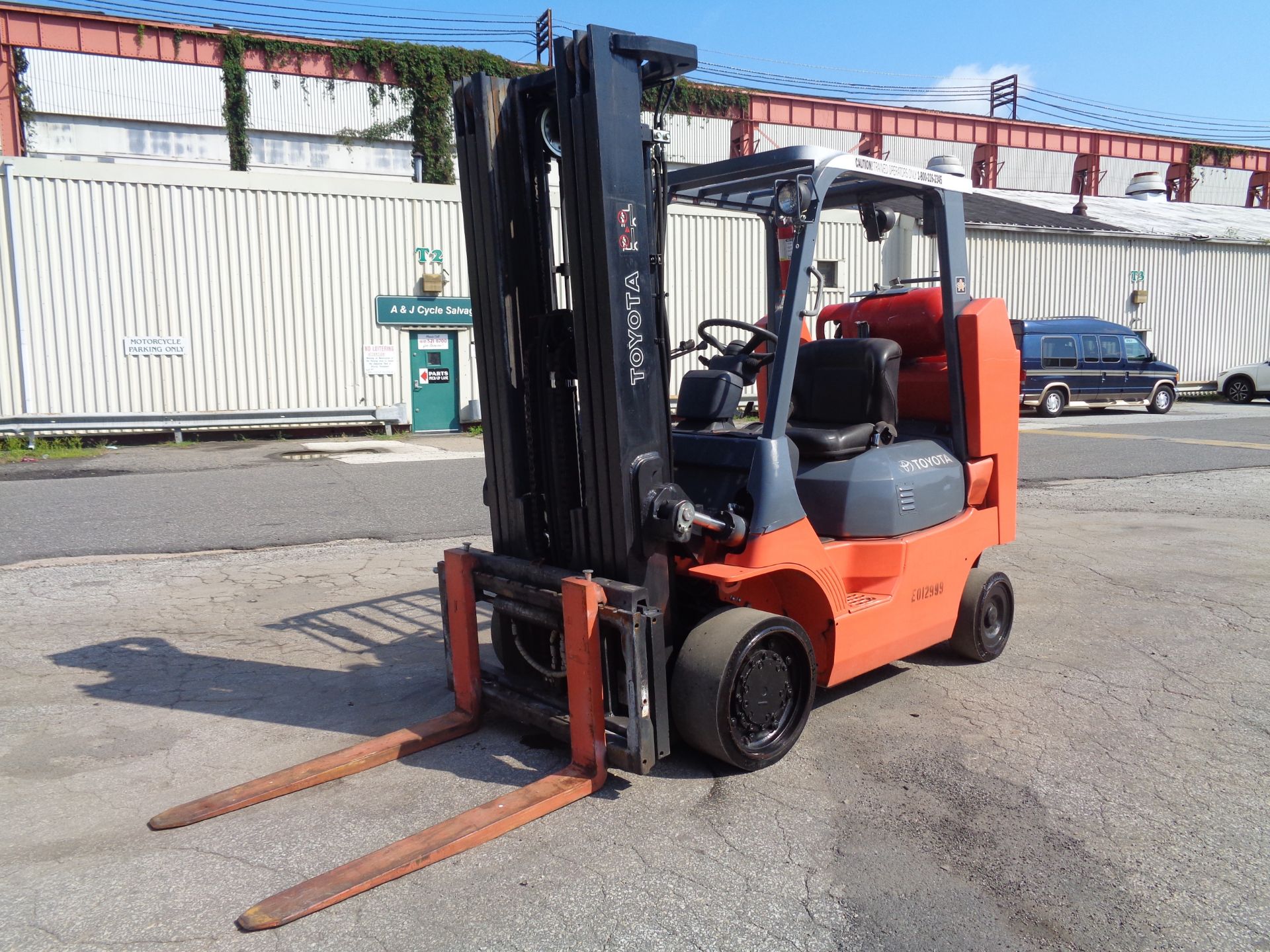 2012 Toyota 7FGCU35-BCS 7,000lb Forklift - Image 7 of 17