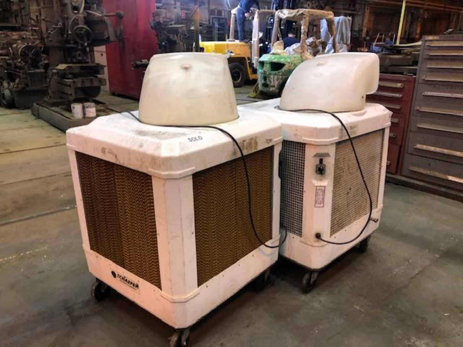 Lot of 2 Schaefer Portable Cooling Fans - Image 3 of 4