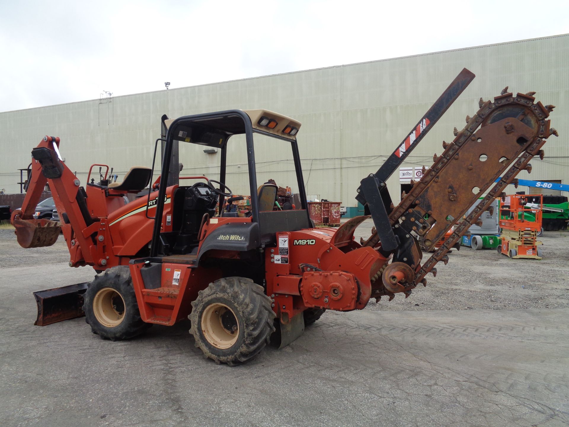 2008 Ditch Witch RT75 Trencher Backhoe - Image 9 of 18