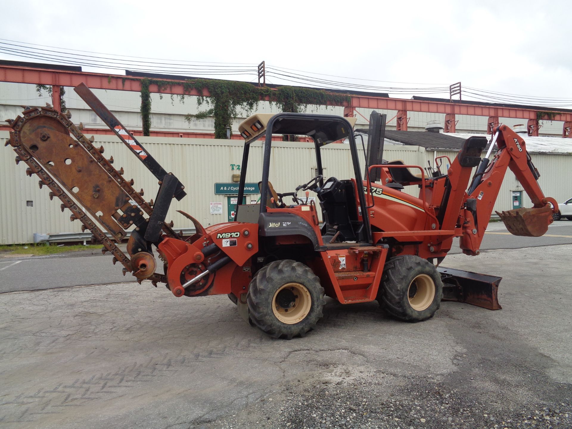 2008 Ditch Witch RT75 Trencher Backhoe - Image 3 of 18