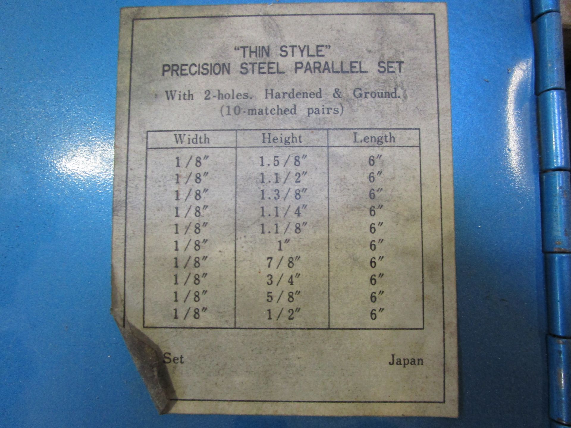 Precision Steel Parallel Set - Image 2 of 2