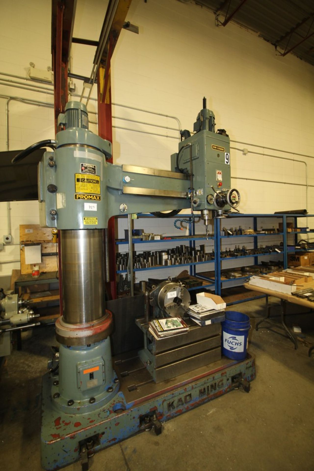 PROMAX SUPERMAX 48IN RADIAL ARM DRILL, MODEL KMR12500, S/N 20235 - Image 4 of 5